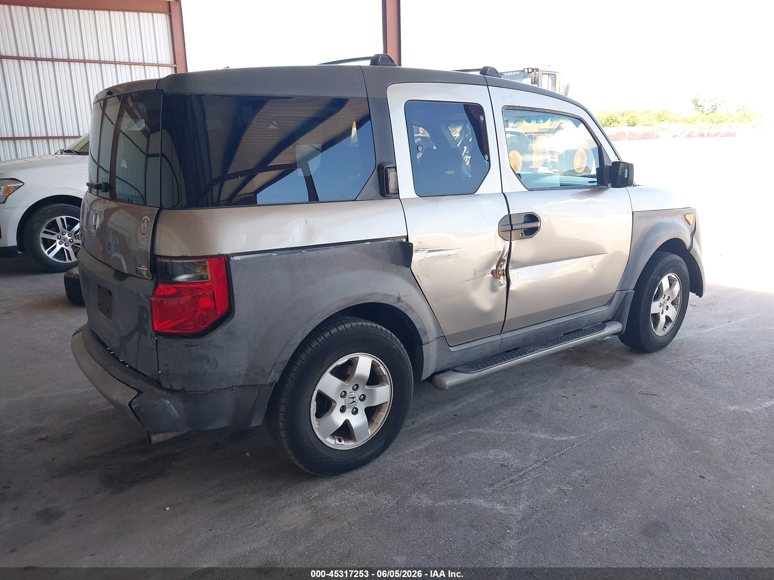 2003 Honda Element Ex Gray vin: 5J6YH18583L012623