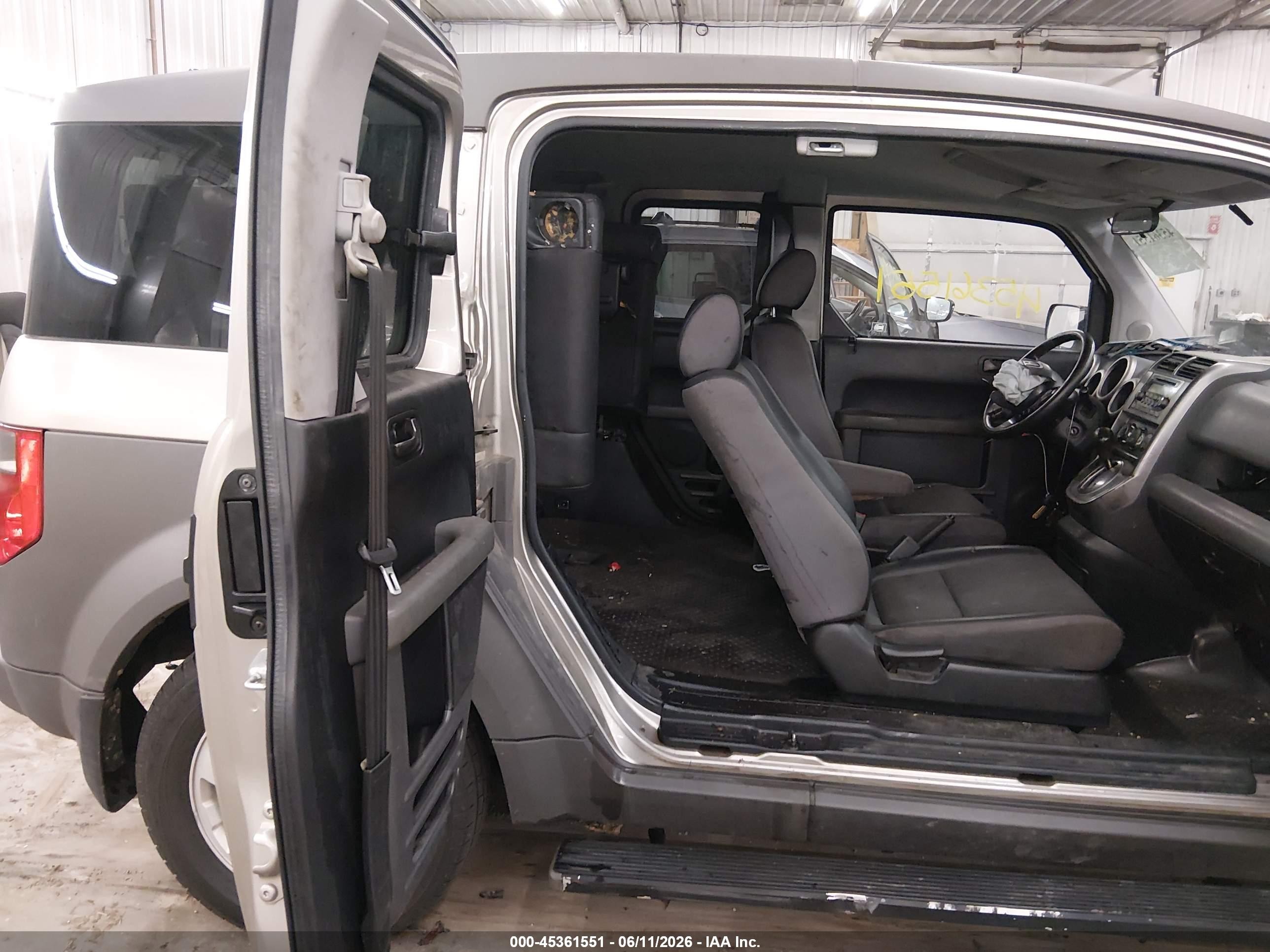 2003 Honda Element Ex Серый vin: 5J6YH18583L020088