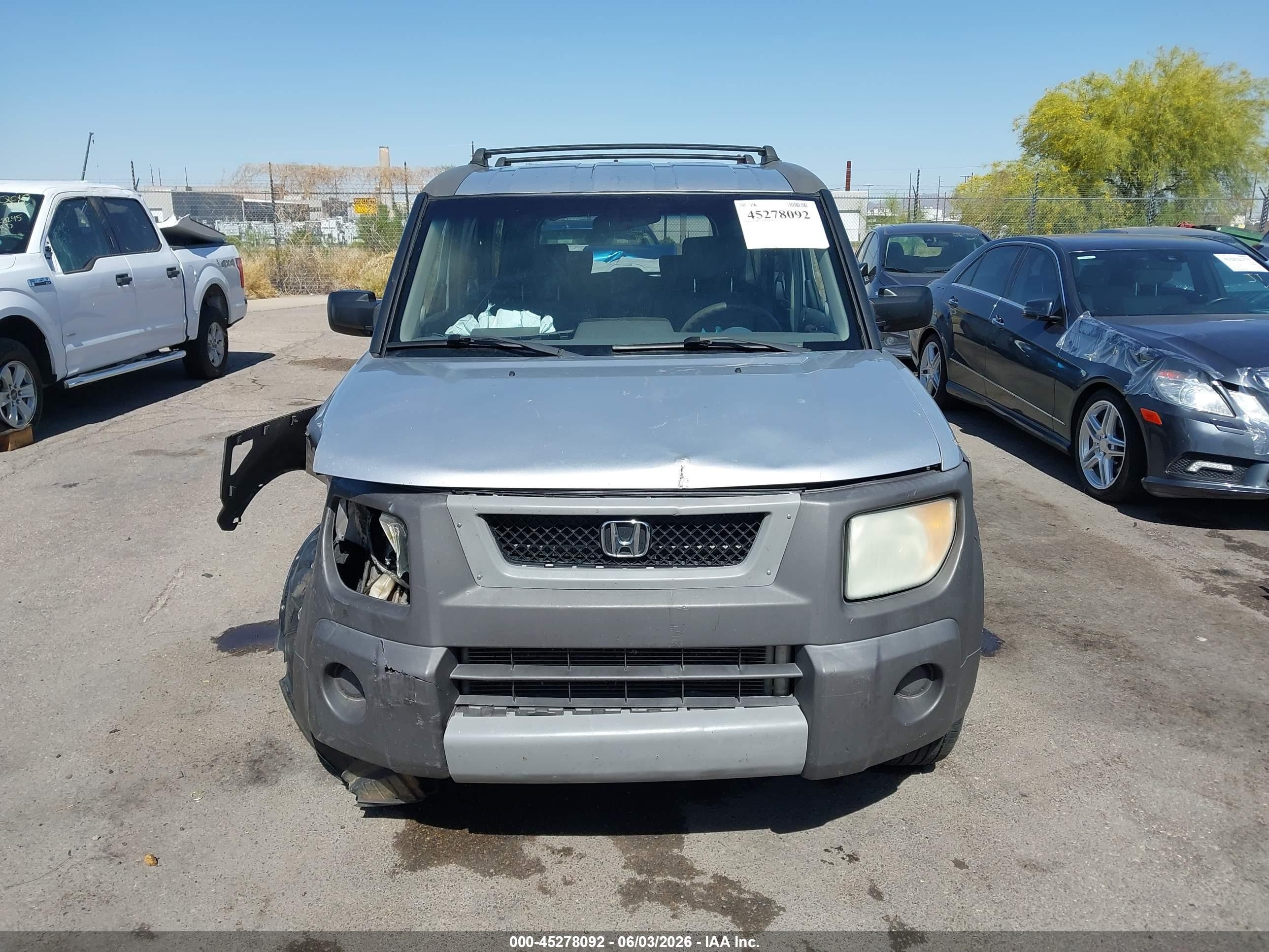 2003 Honda Element Ex Silver vin: 5J6YH18583L021189