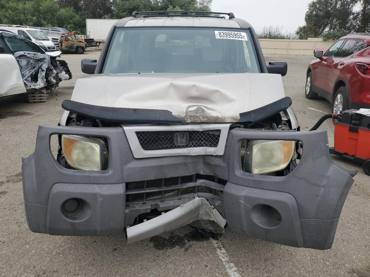 2004 Honda Element Ex Silver vin: 5J6YH18584L004121