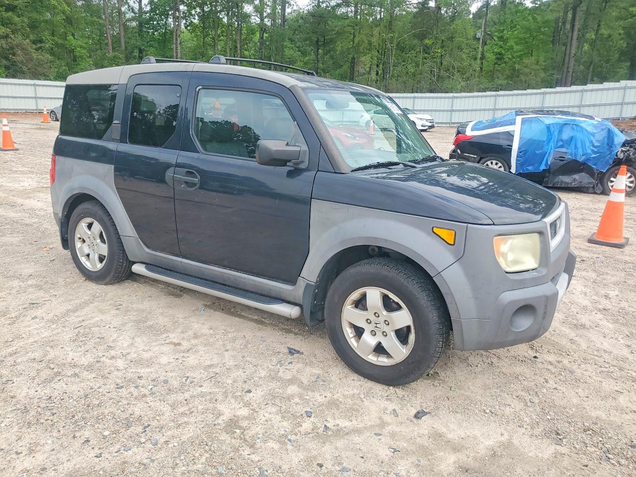 2003 Honda Element Ex Black vin: 5J6YH185X3L021761