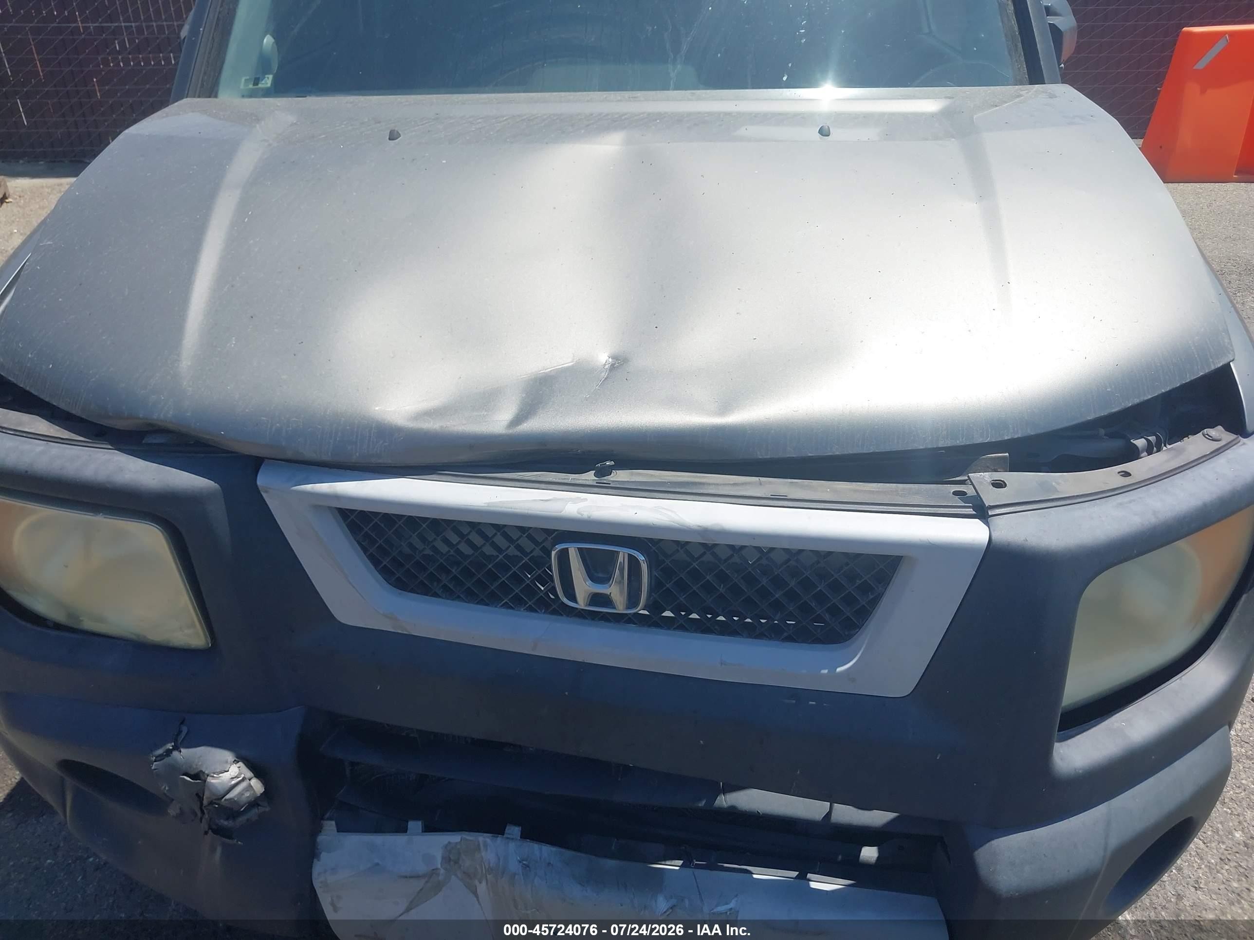 2005 Honda Element Ex Gray vin: 5J6YH18605L005337