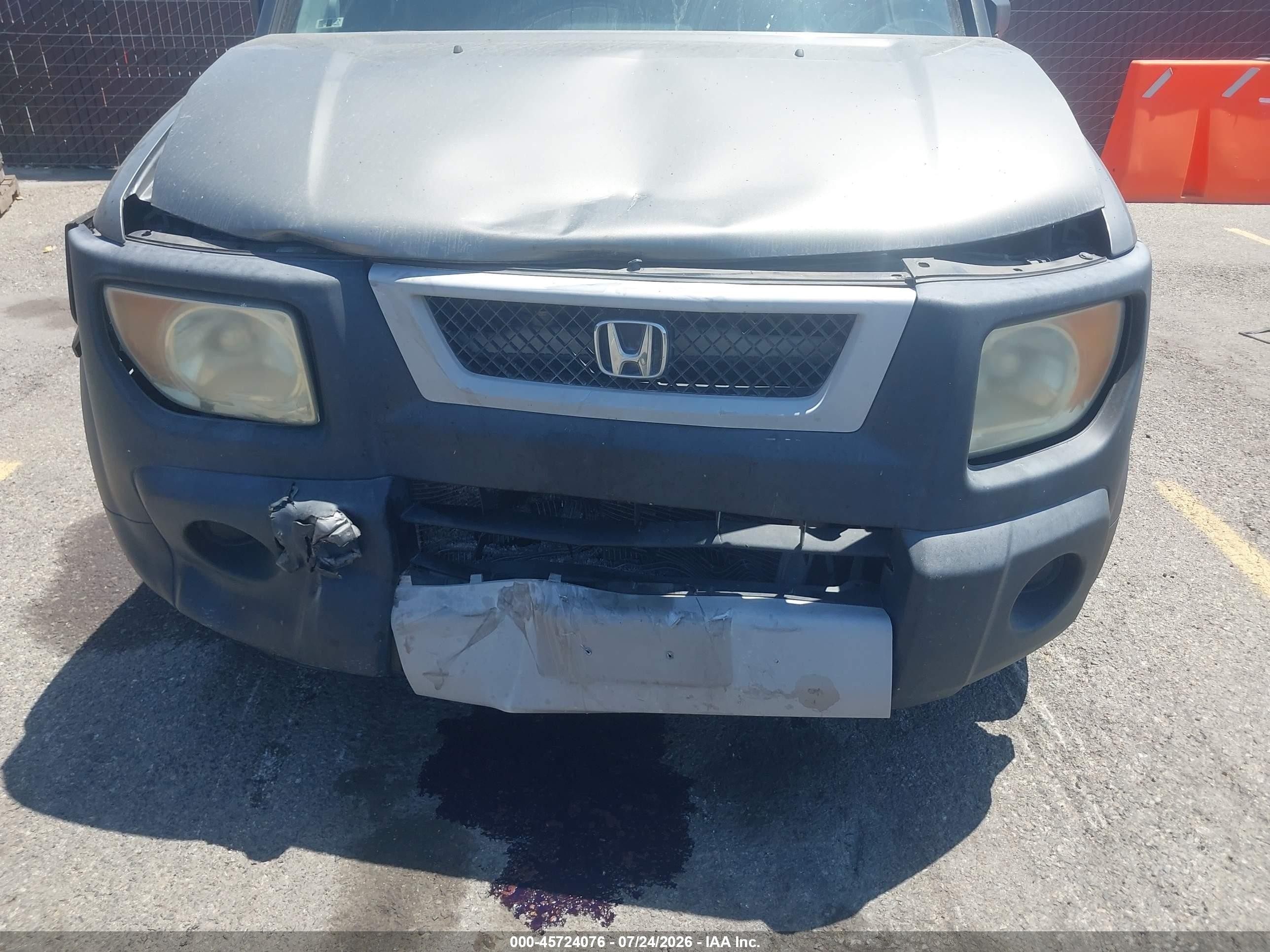 2005 Honda Element Ex Gray vin: 5J6YH18605L005337