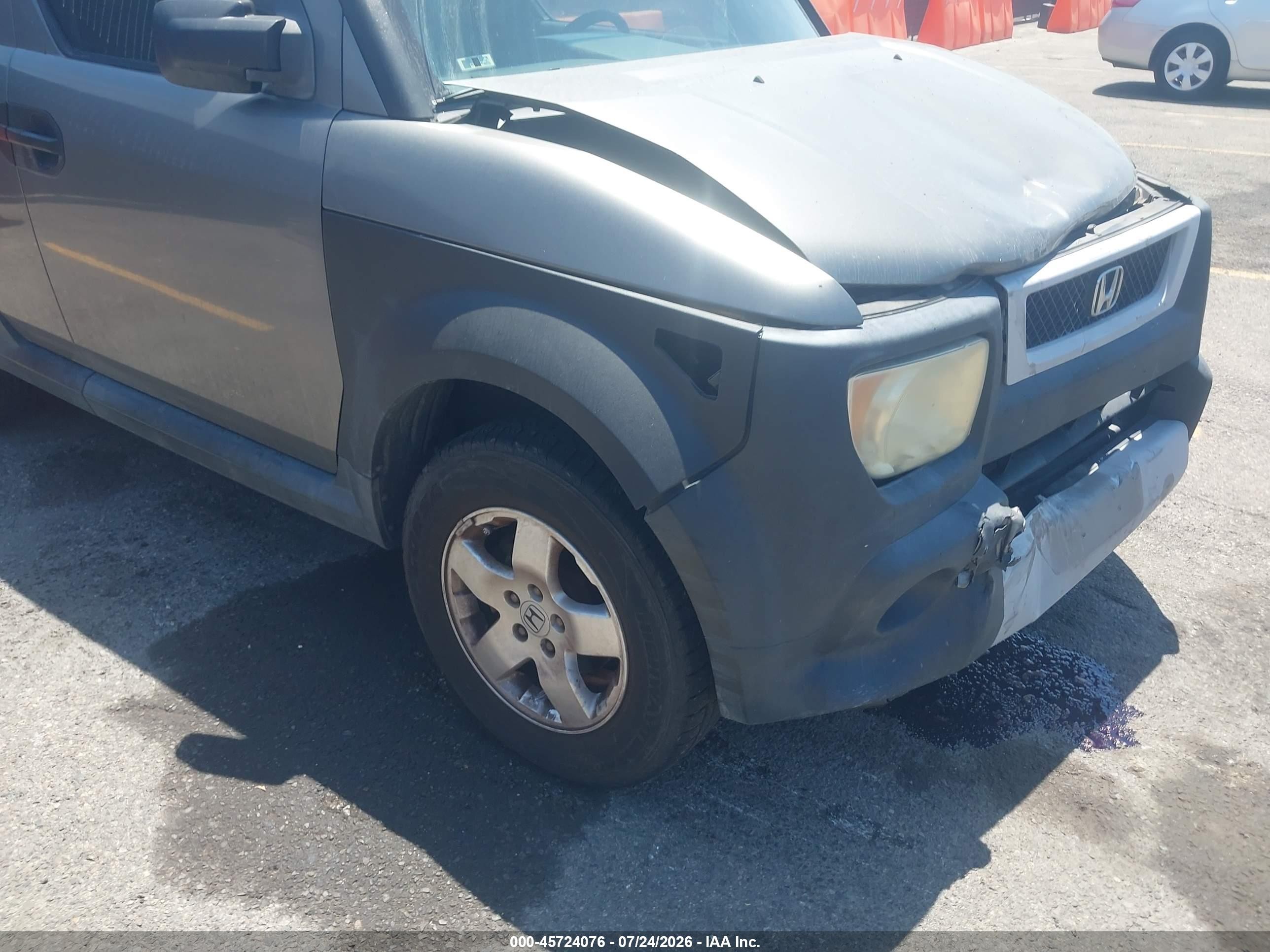 2005 Honda Element Ex Gray vin: 5J6YH18605L005337