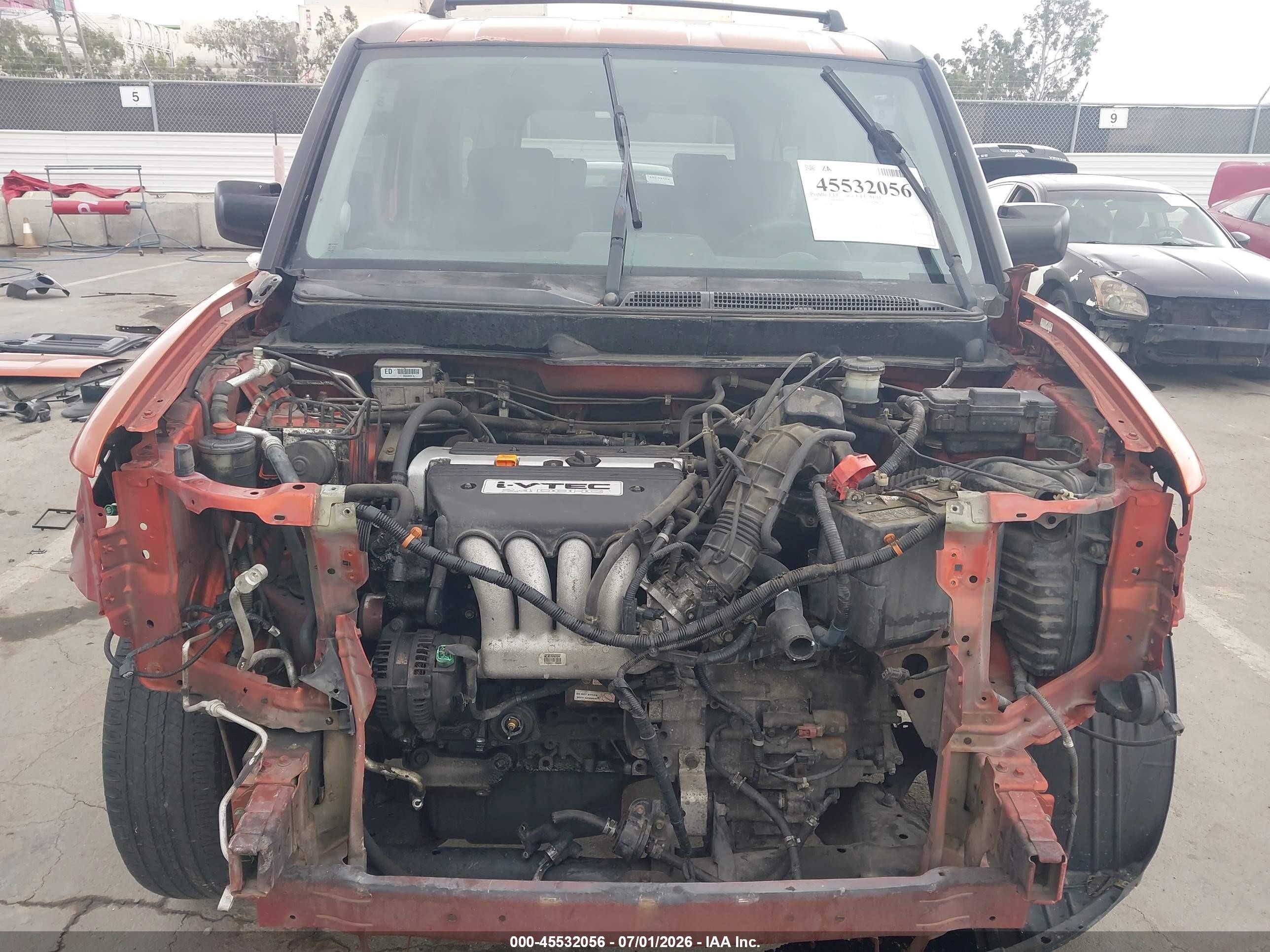2005 Honda Element Ex Orange vin: 5J6YH18615L003290