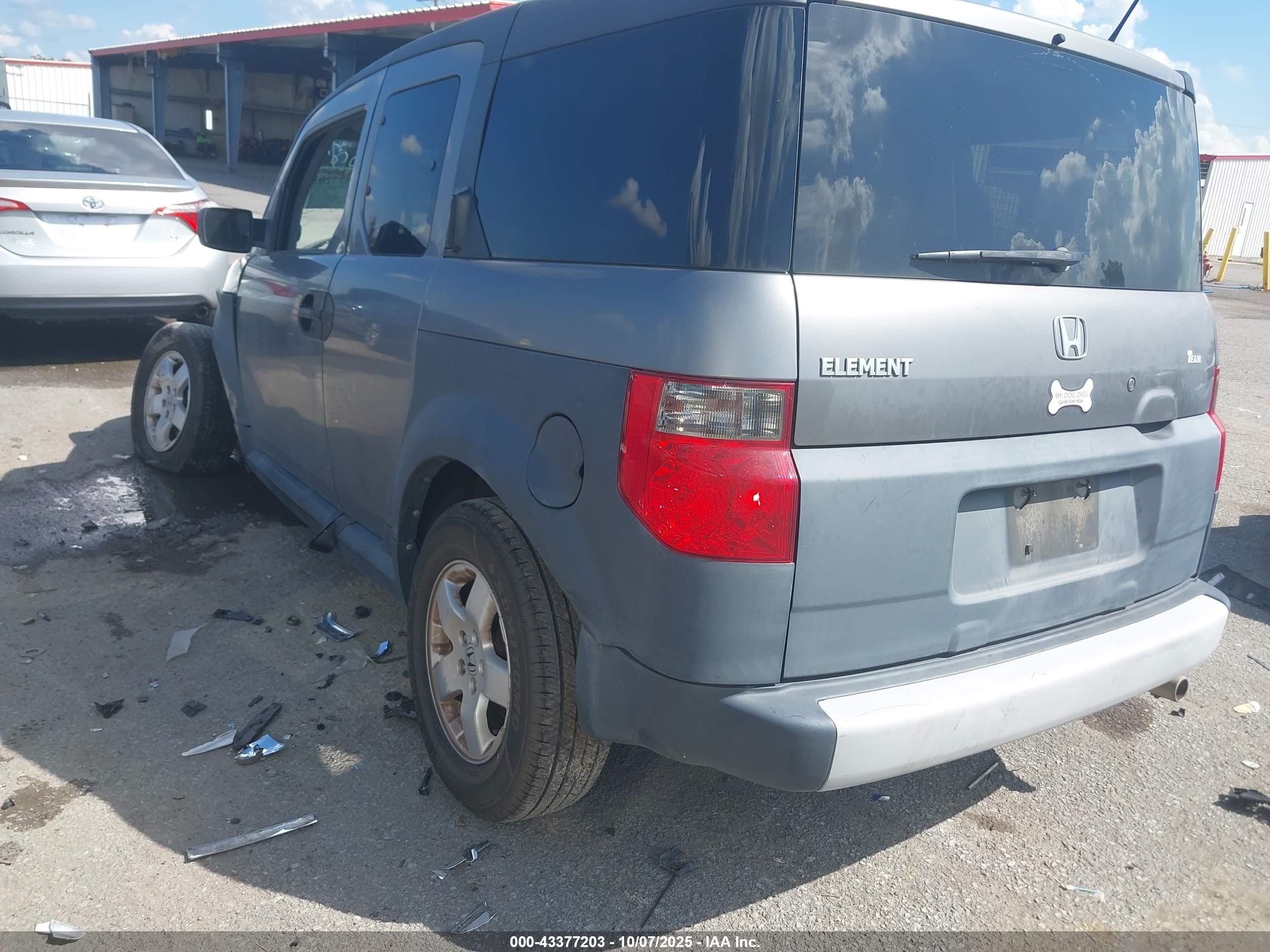 2005 Honda Element Ex Gray vin: 5J6YH18615L011308