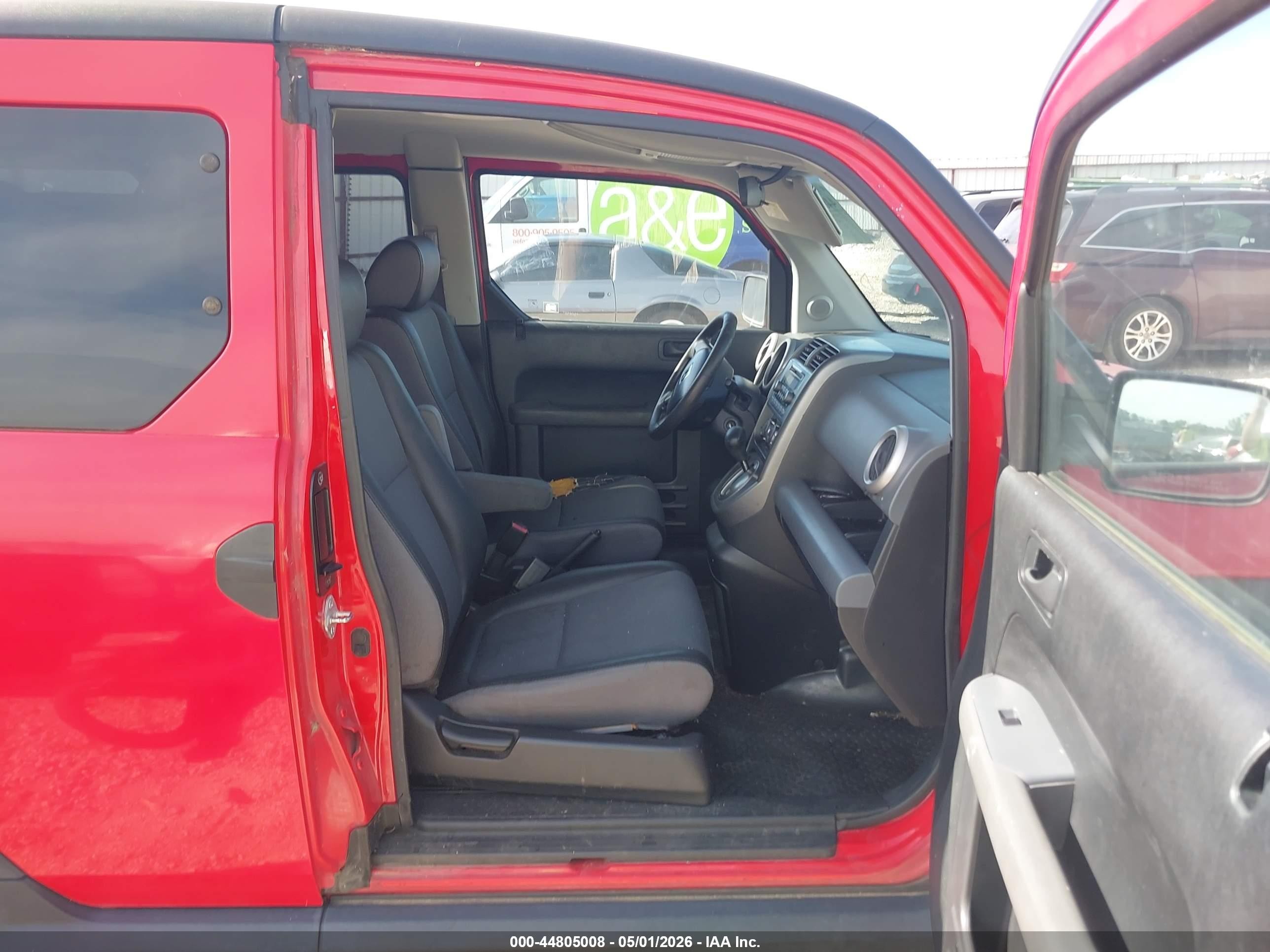 2005 Honda Element Ex Red vin: 5J6YH18625L014301