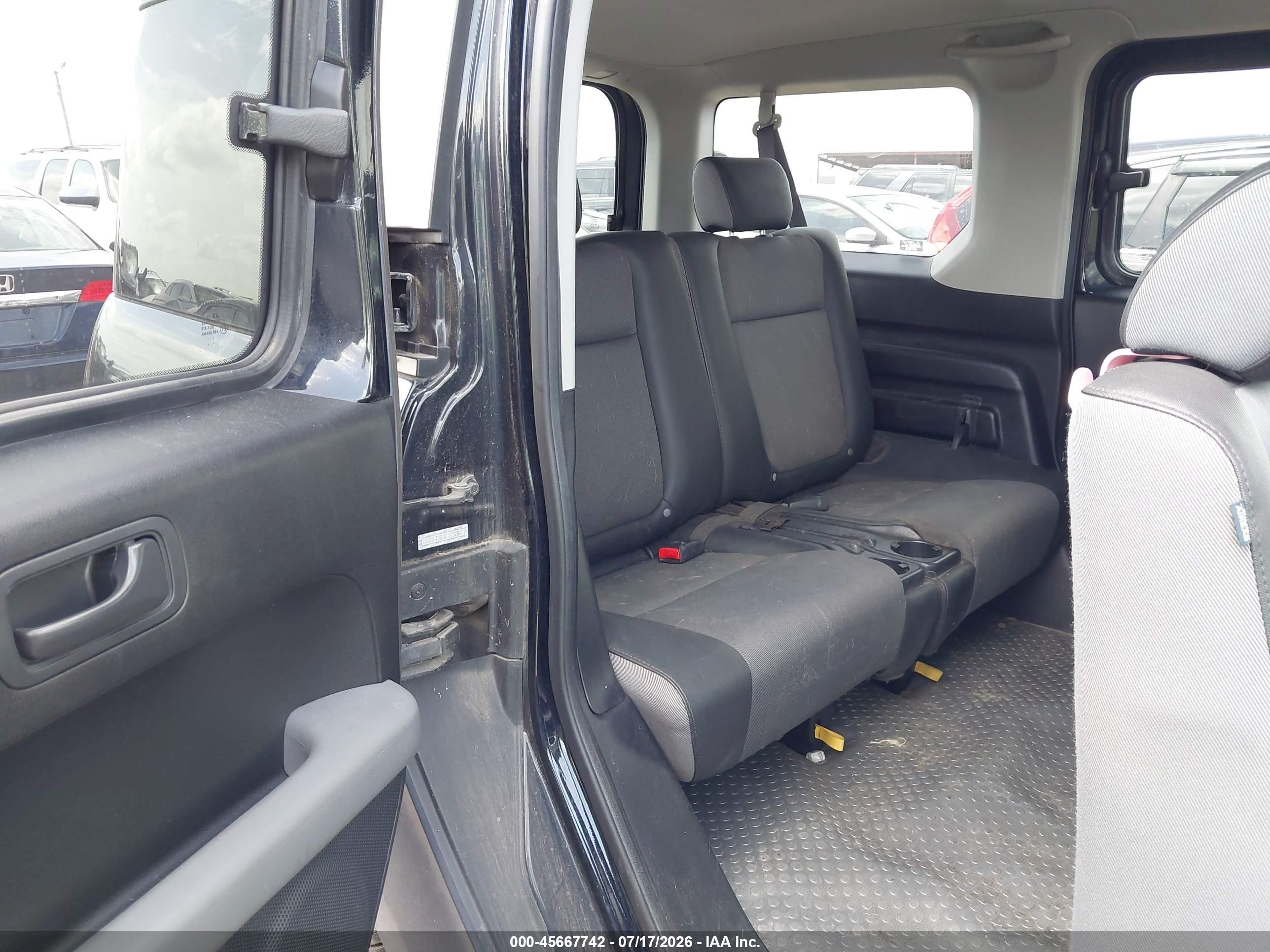 2006 Honda Element Ex Black vin: 5J6YH18636L015281
