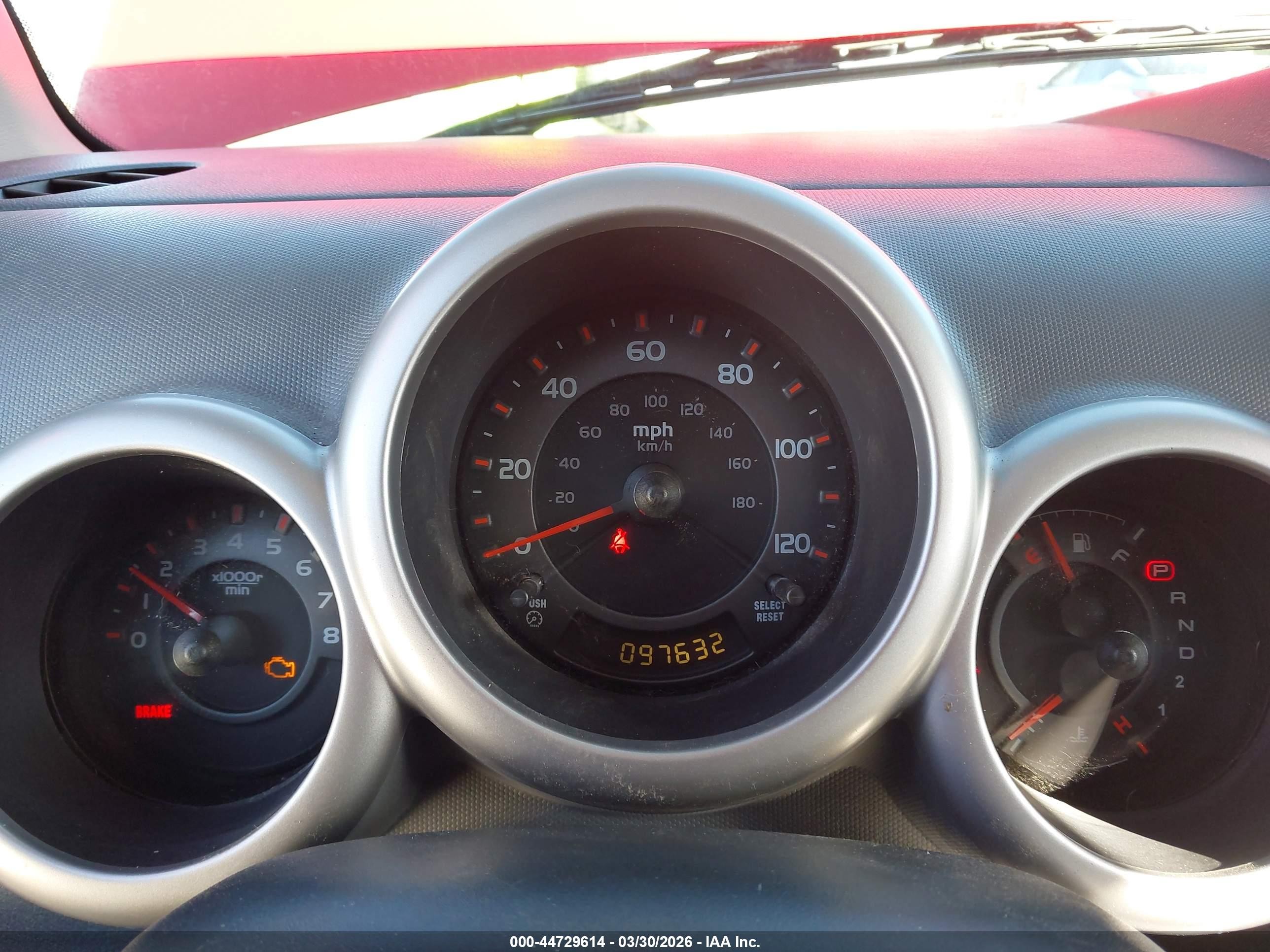 2005 Honda Element Ex Red vin: 5J6YH18645L017085