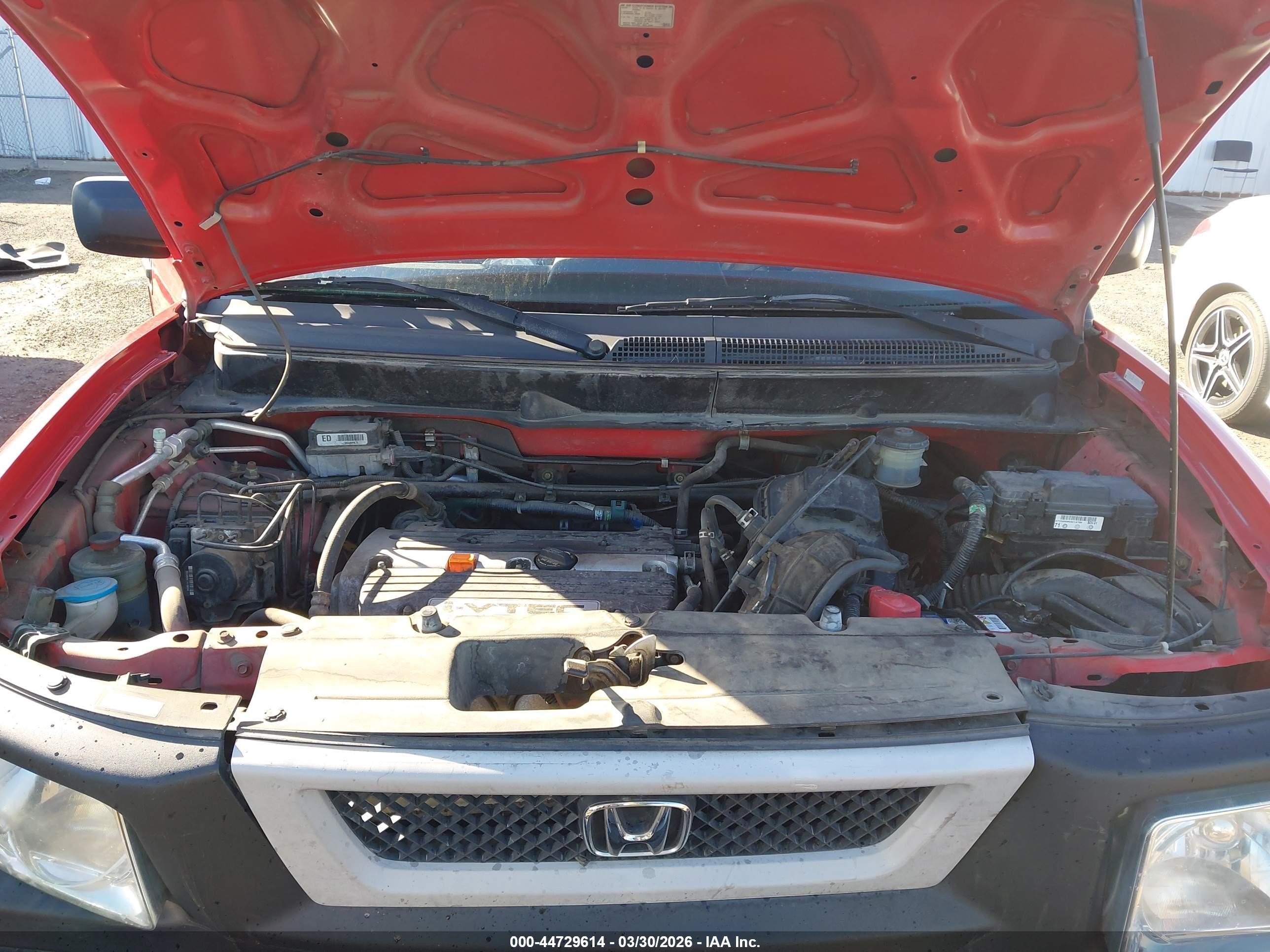 2005 Honda Element Ex Red vin: 5J6YH18645L017085