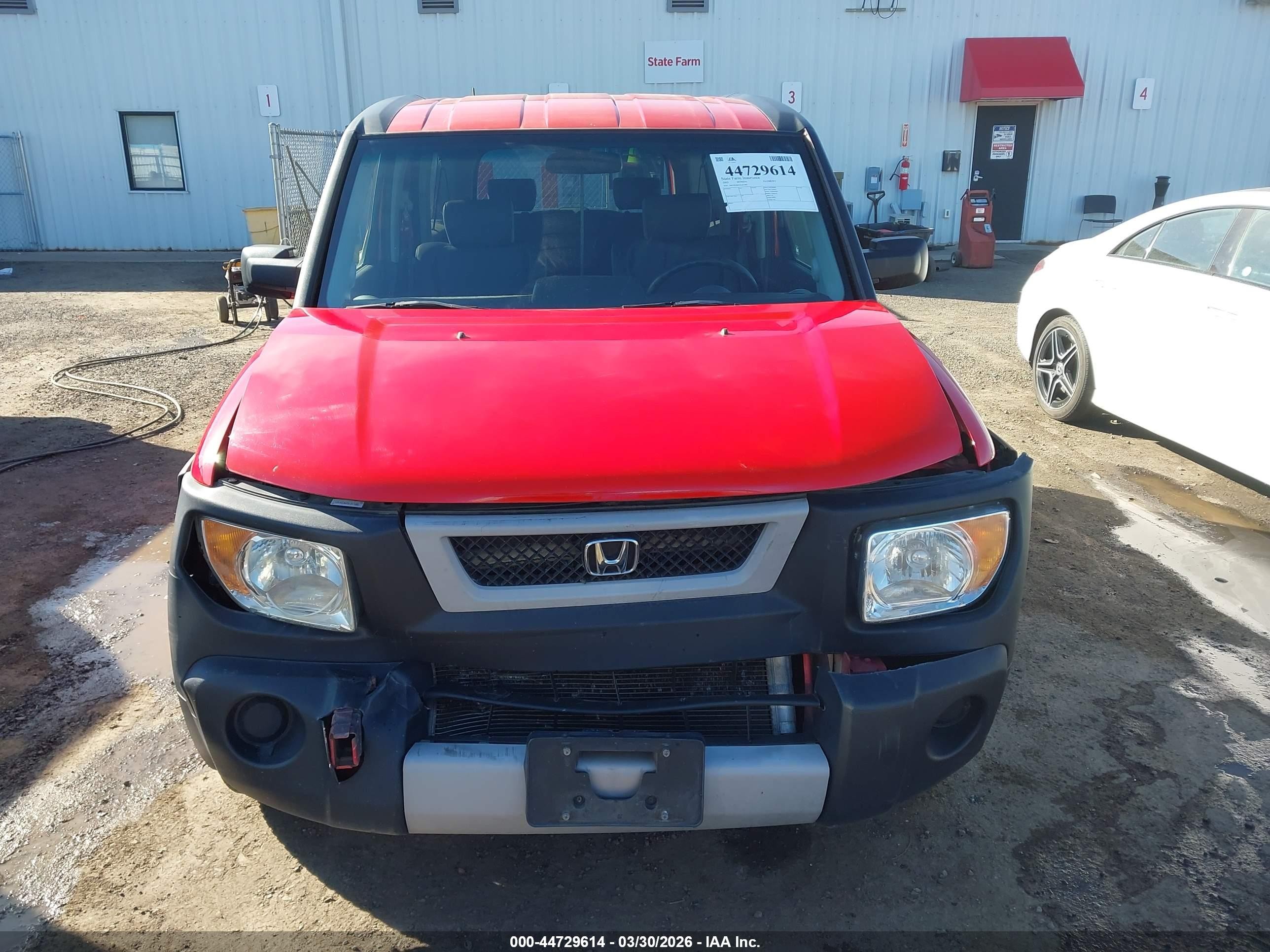 2005 Honda Element Ex Red vin: 5J6YH18645L017085