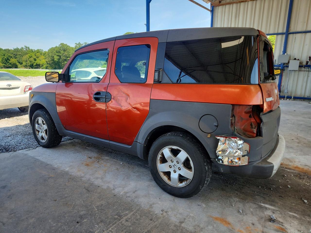 2004 Honda Element Ex Orange vin: 5J6YH18654L009964