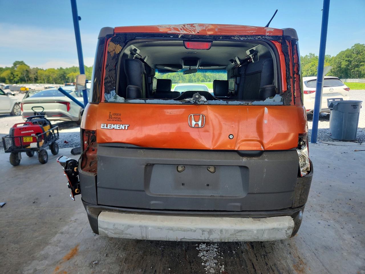 2004 Honda Element Ex Orange vin: 5J6YH18654L009964