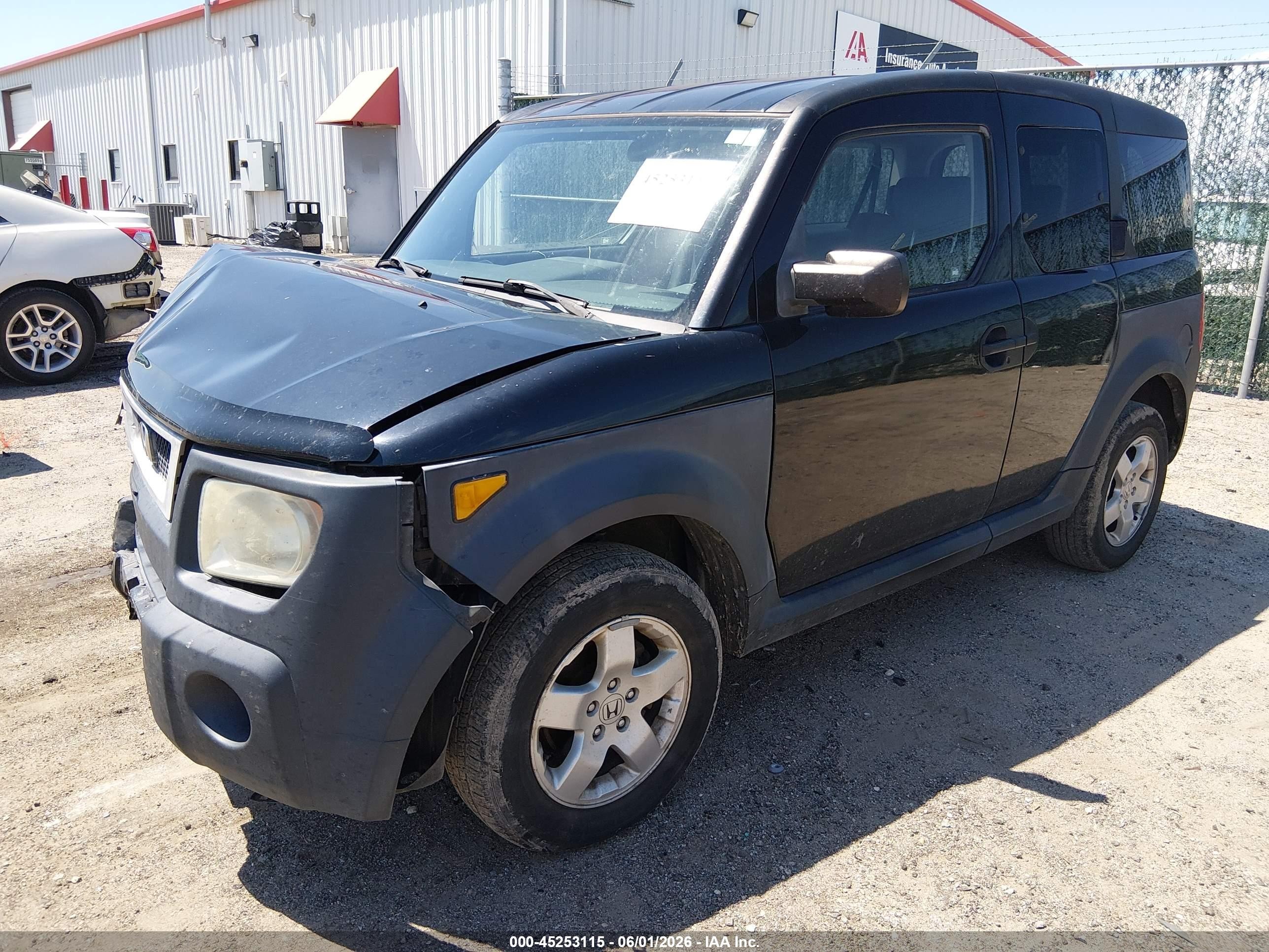 2005 Honda Element Ex Black vin: 5J6YH18655L016138
