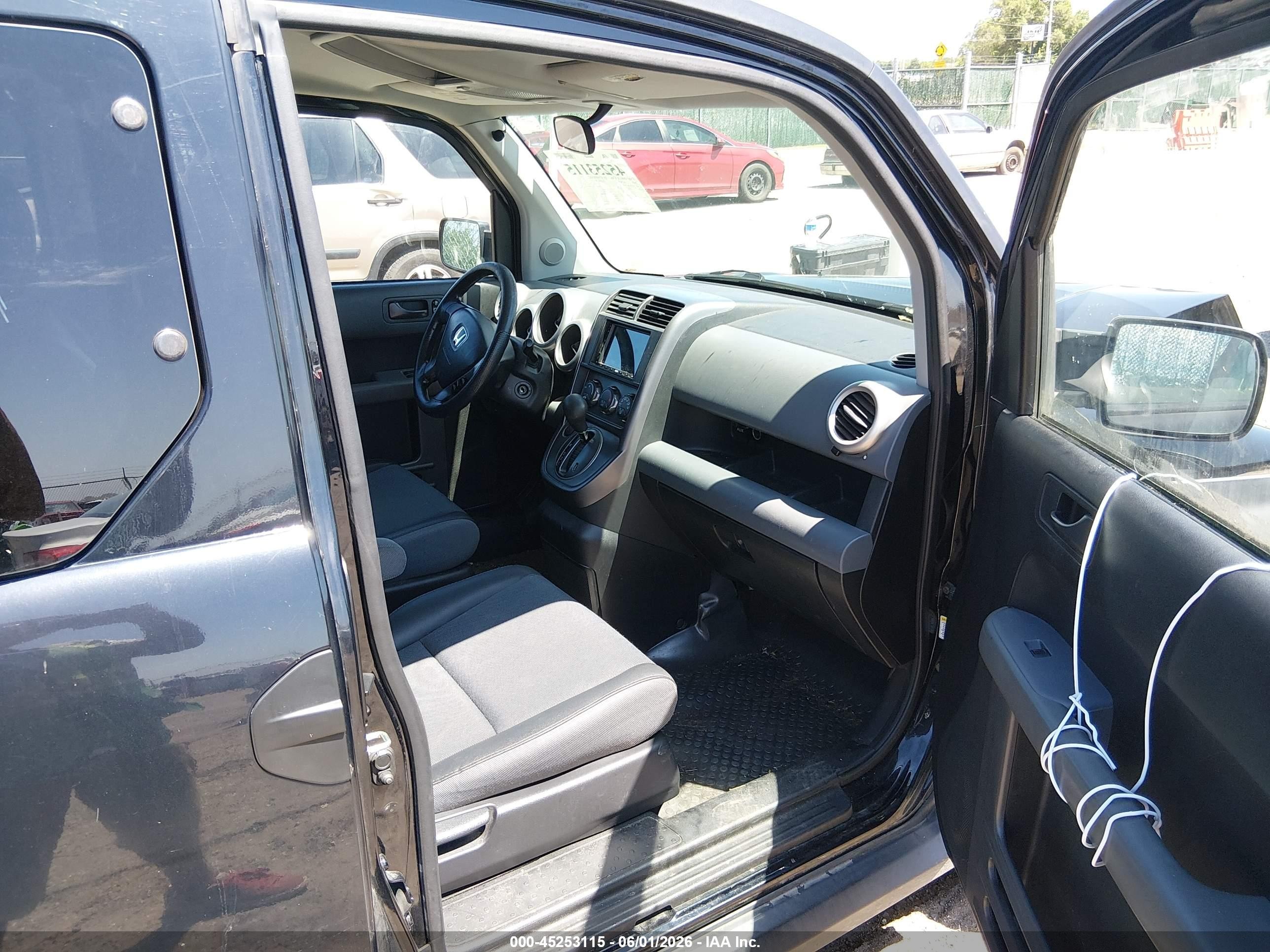 2005 Honda Element Ex Black vin: 5J6YH18655L016138