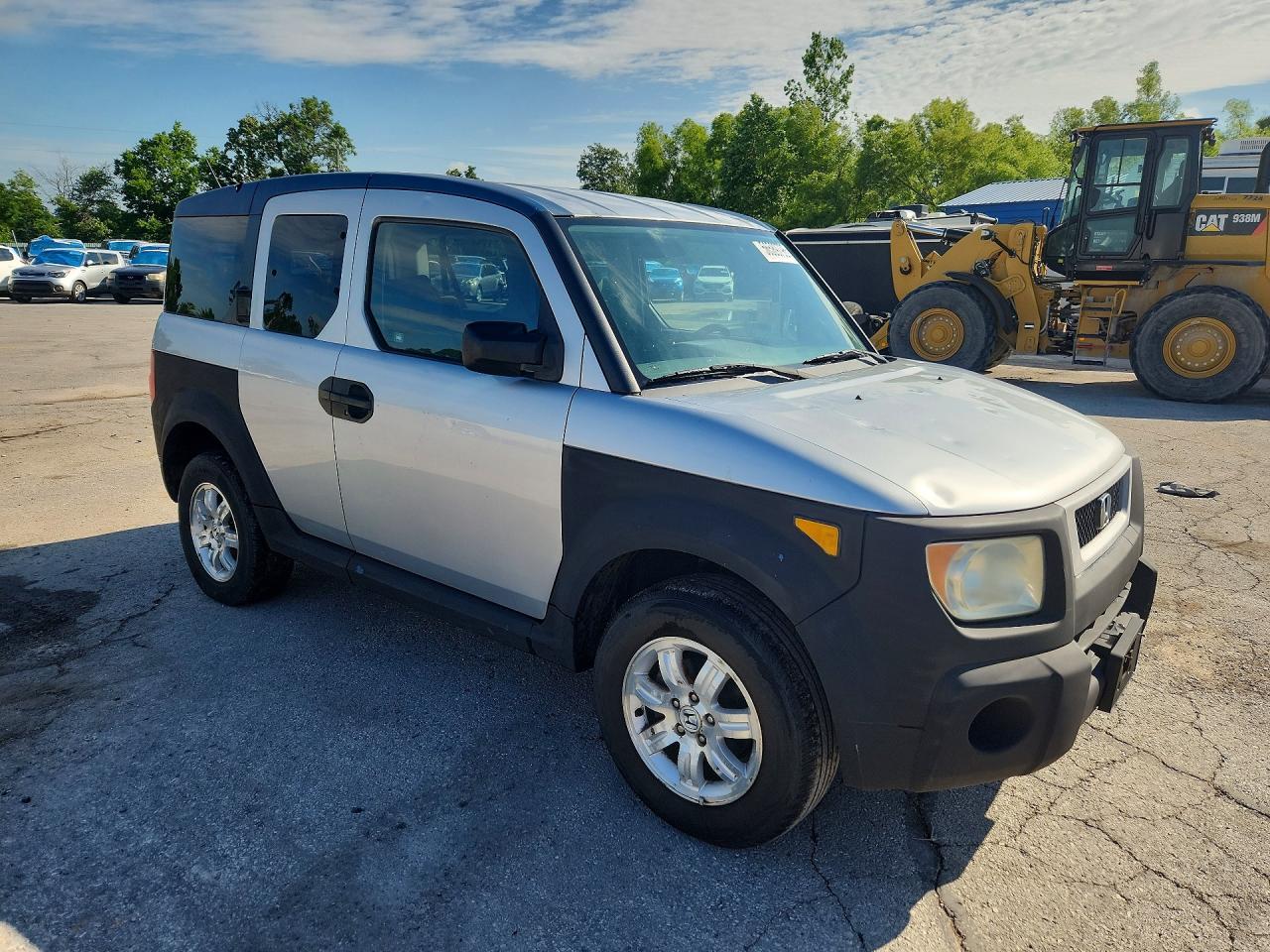 2006 Honda Element Ex Silver vin: 5J6YH18686L008648