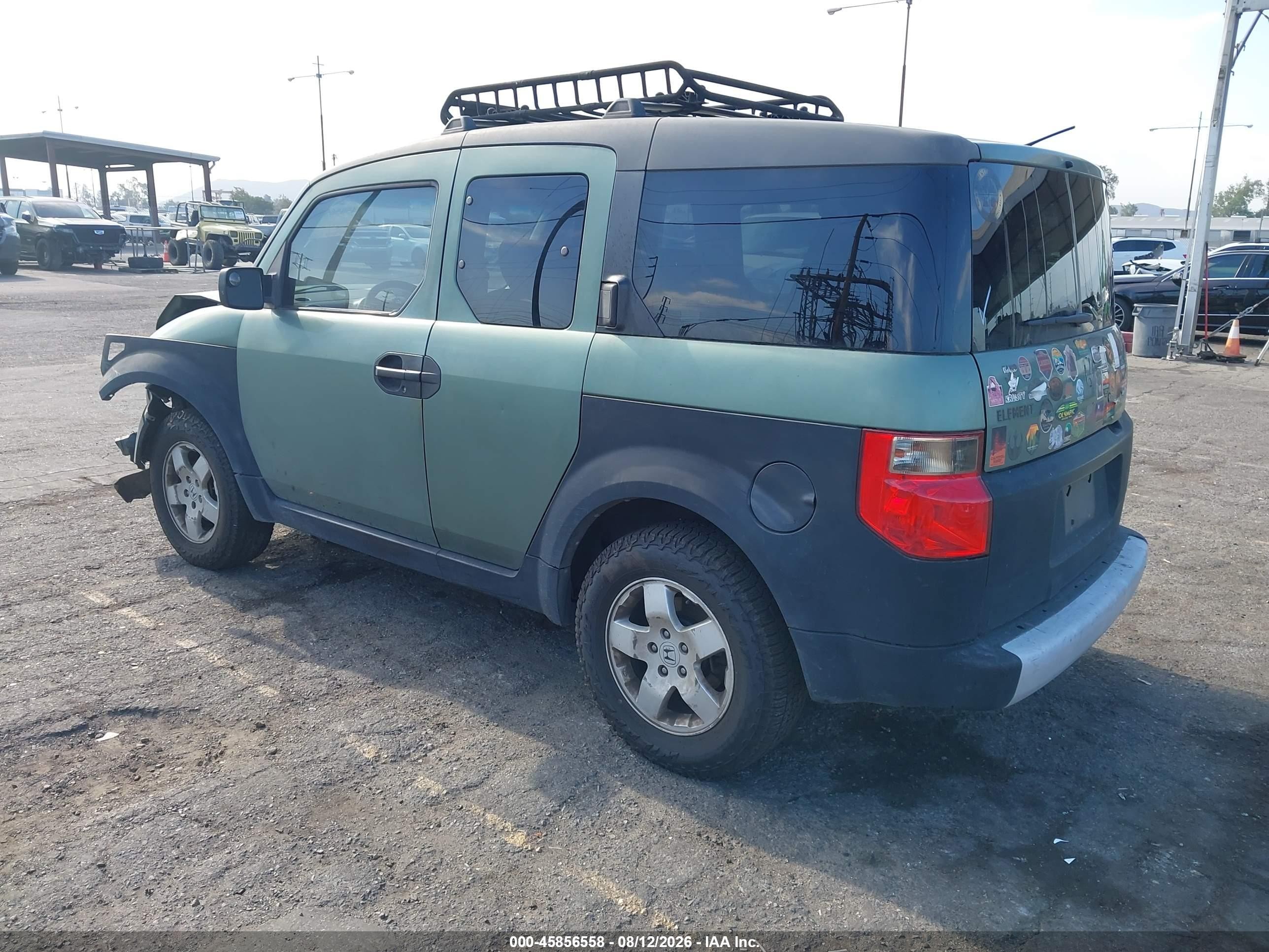 2004 Honda Element Ex Зеленый vin: 5J6YH18694L007523