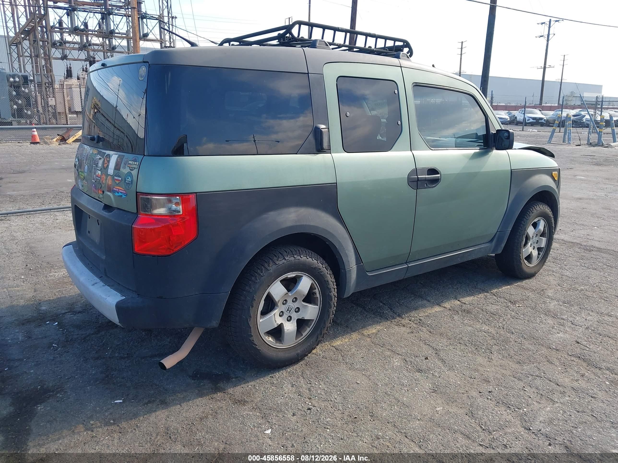 2004 Honda Element Ex Зеленый vin: 5J6YH18694L007523