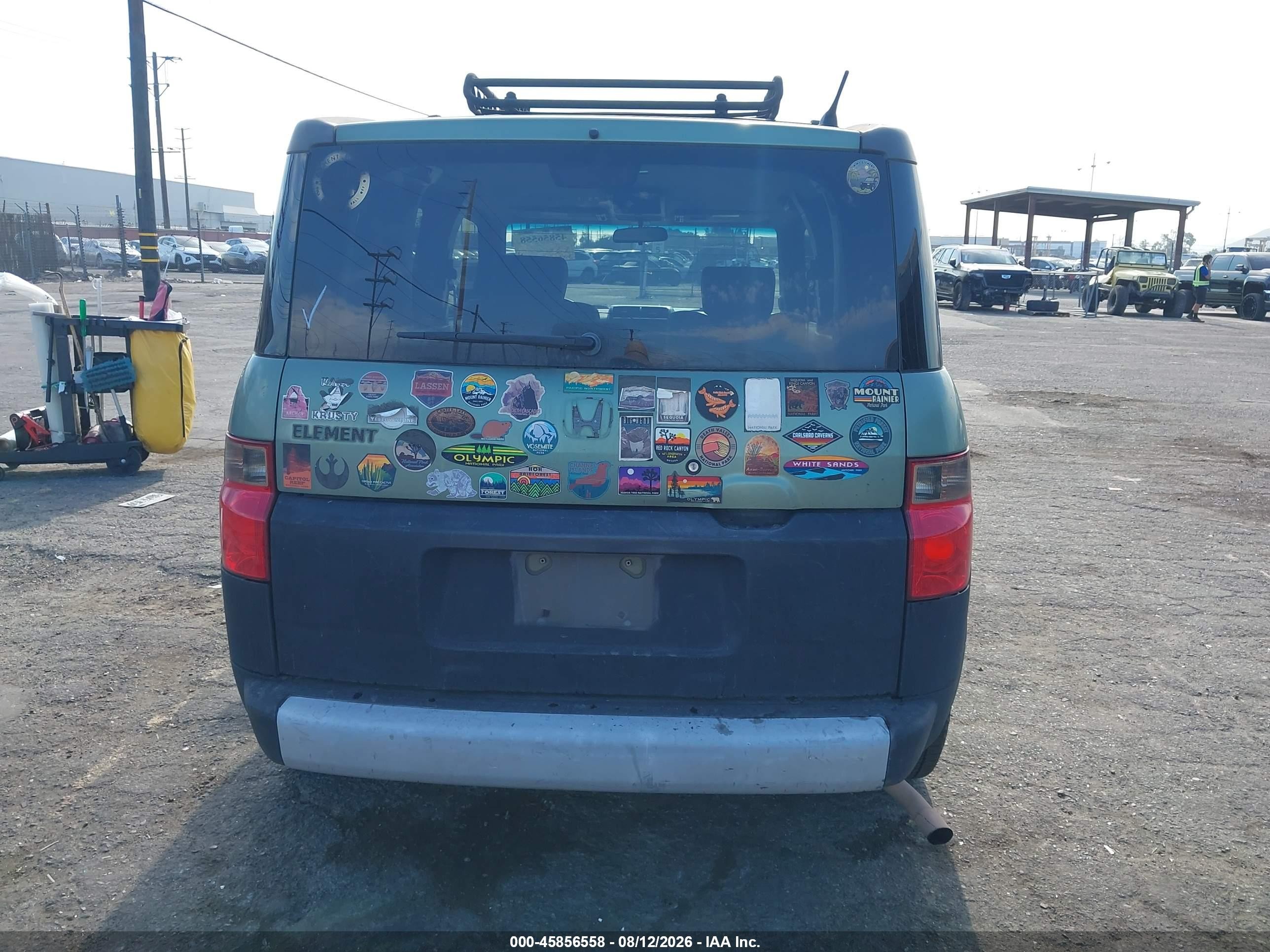 2004 Honda Element Ex Зеленый vin: 5J6YH18694L007523