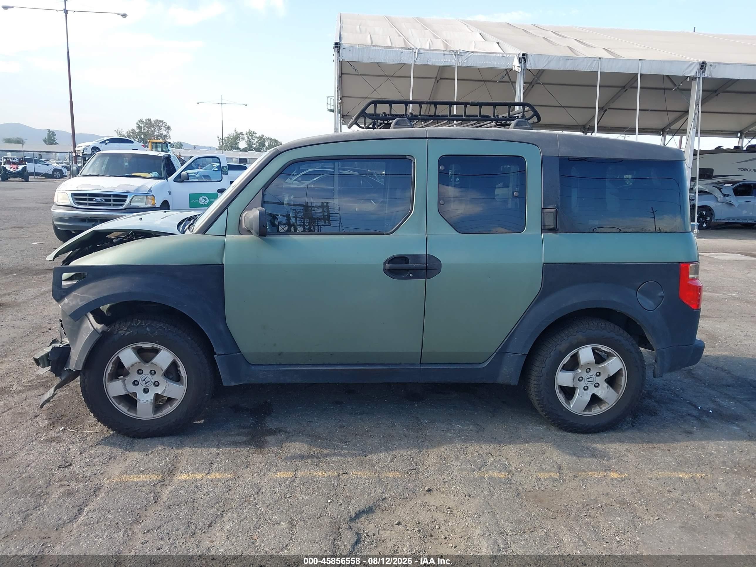 2004 Honda Element Ex Зеленый vin: 5J6YH18694L007523