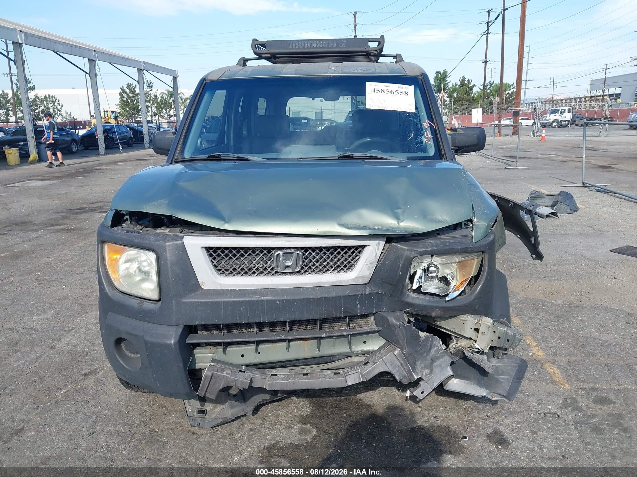 2004 Honda Element Ex Зеленый vin: 5J6YH18694L007523