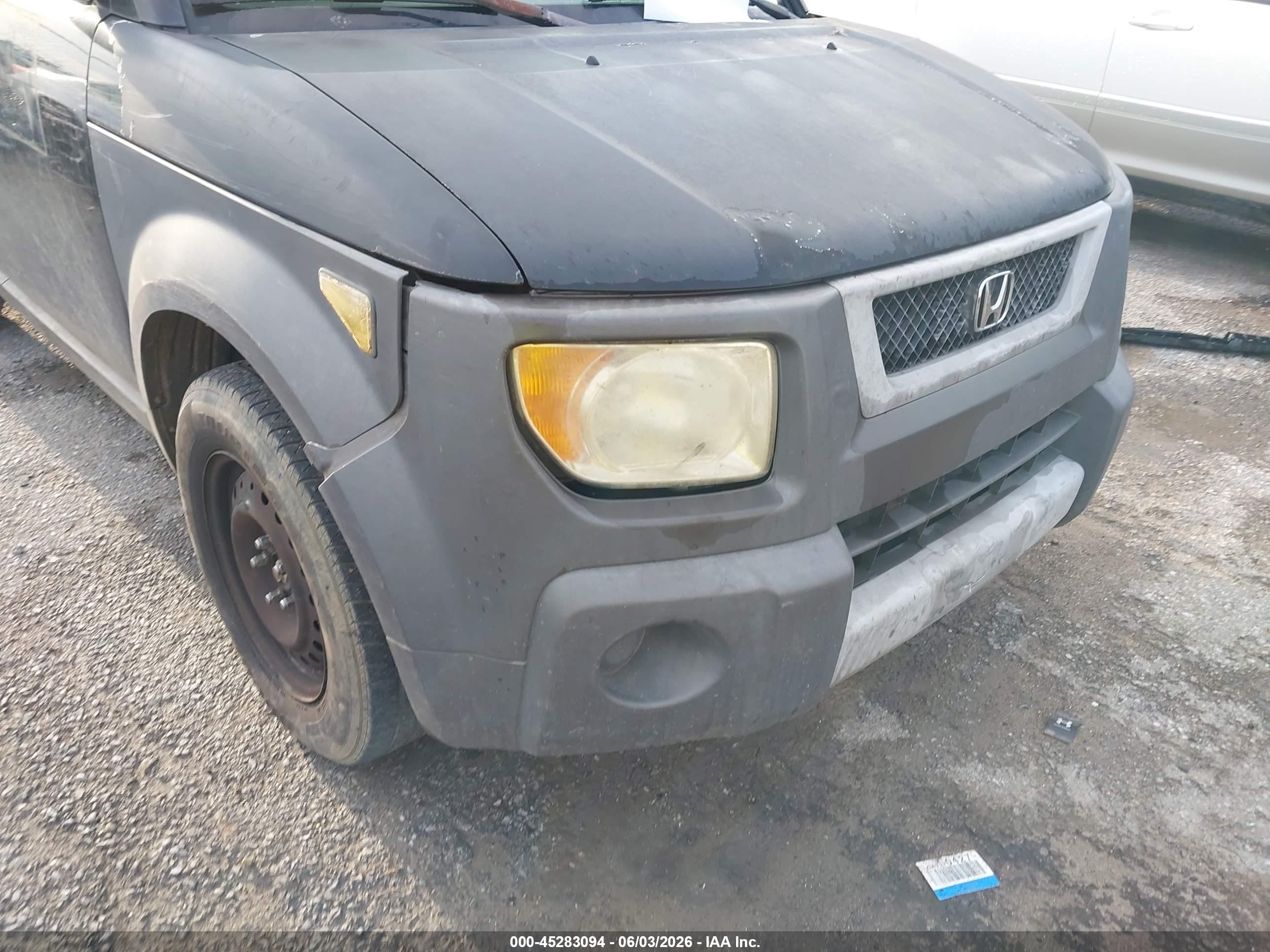 2004 Honda Element Ex Черный vin: 5J6YH18694L013791