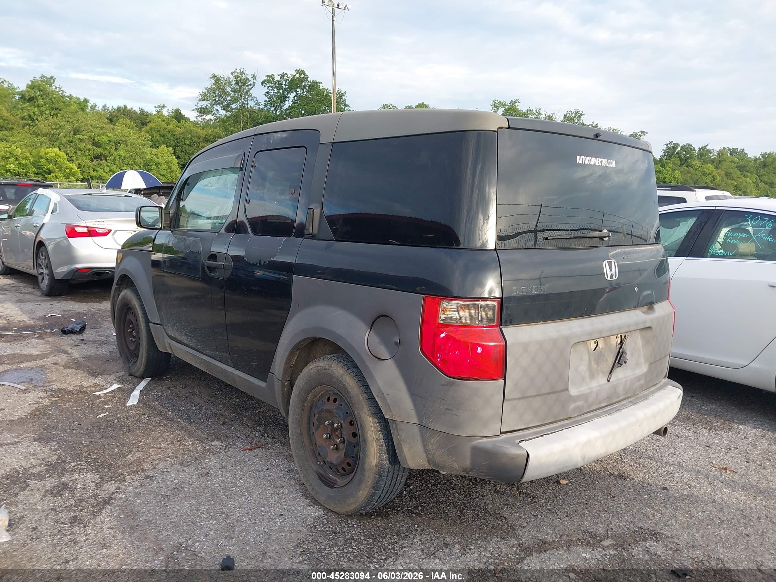 2004 Honda Element Ex Черный vin: 5J6YH18694L013791