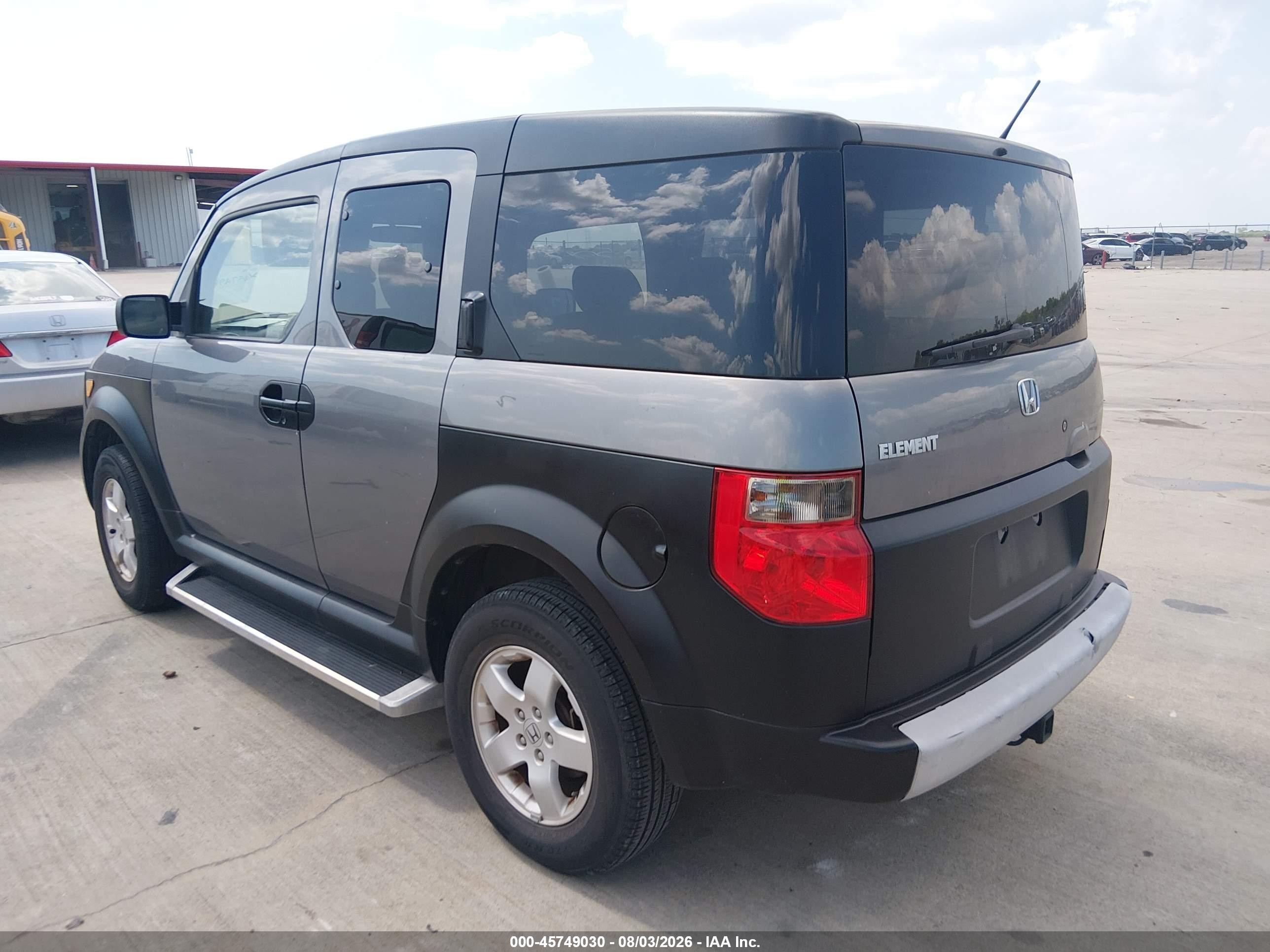 2005 Honda Element Ex Gray vin: 5J6YH18695L000766