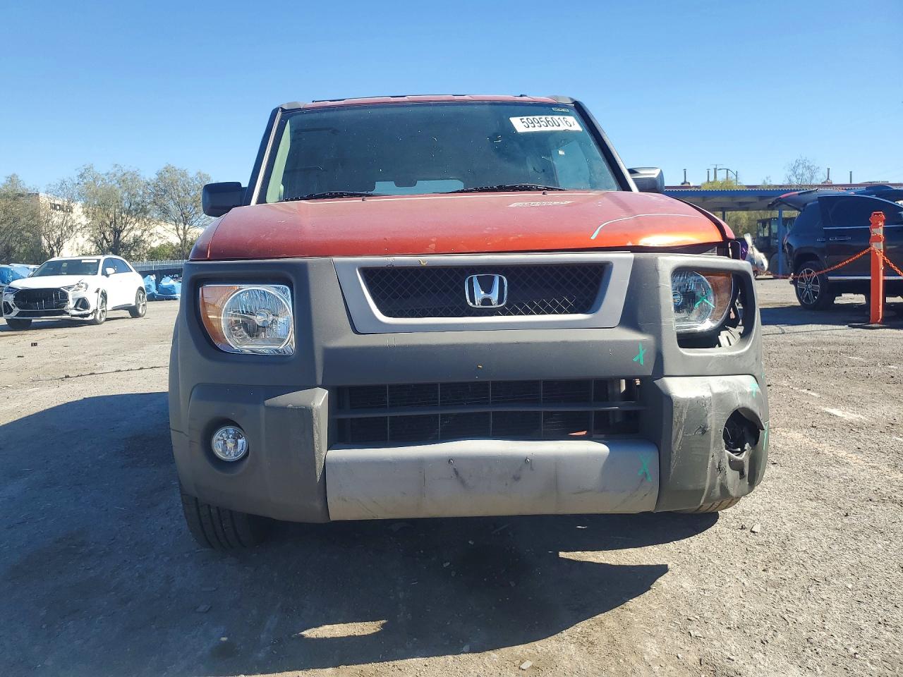 2005 Honda Element Ex Orange vin: 5J6YH186X5L013445