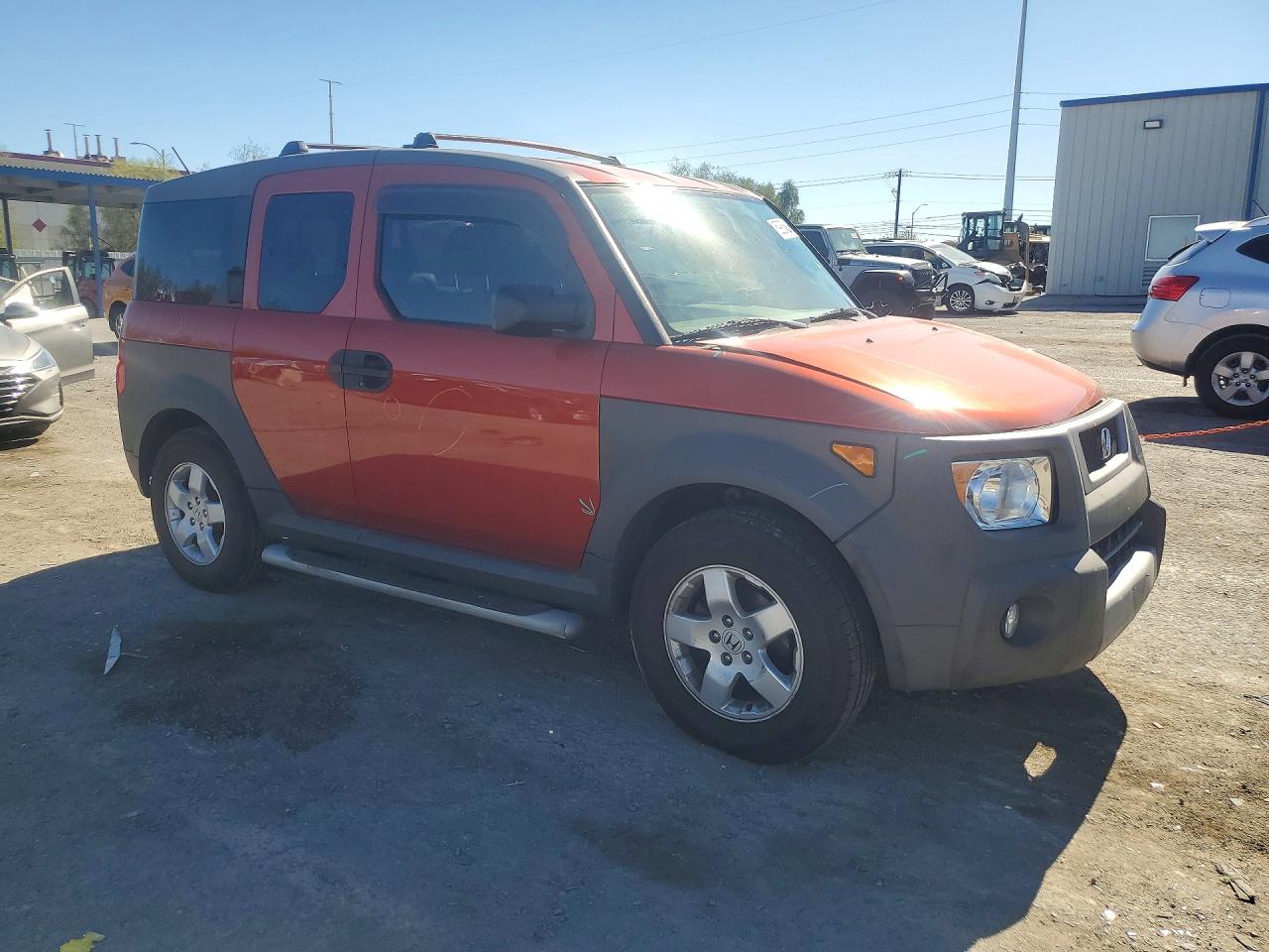 2005 Honda Element Ex Orange vin: 5J6YH186X5L013445