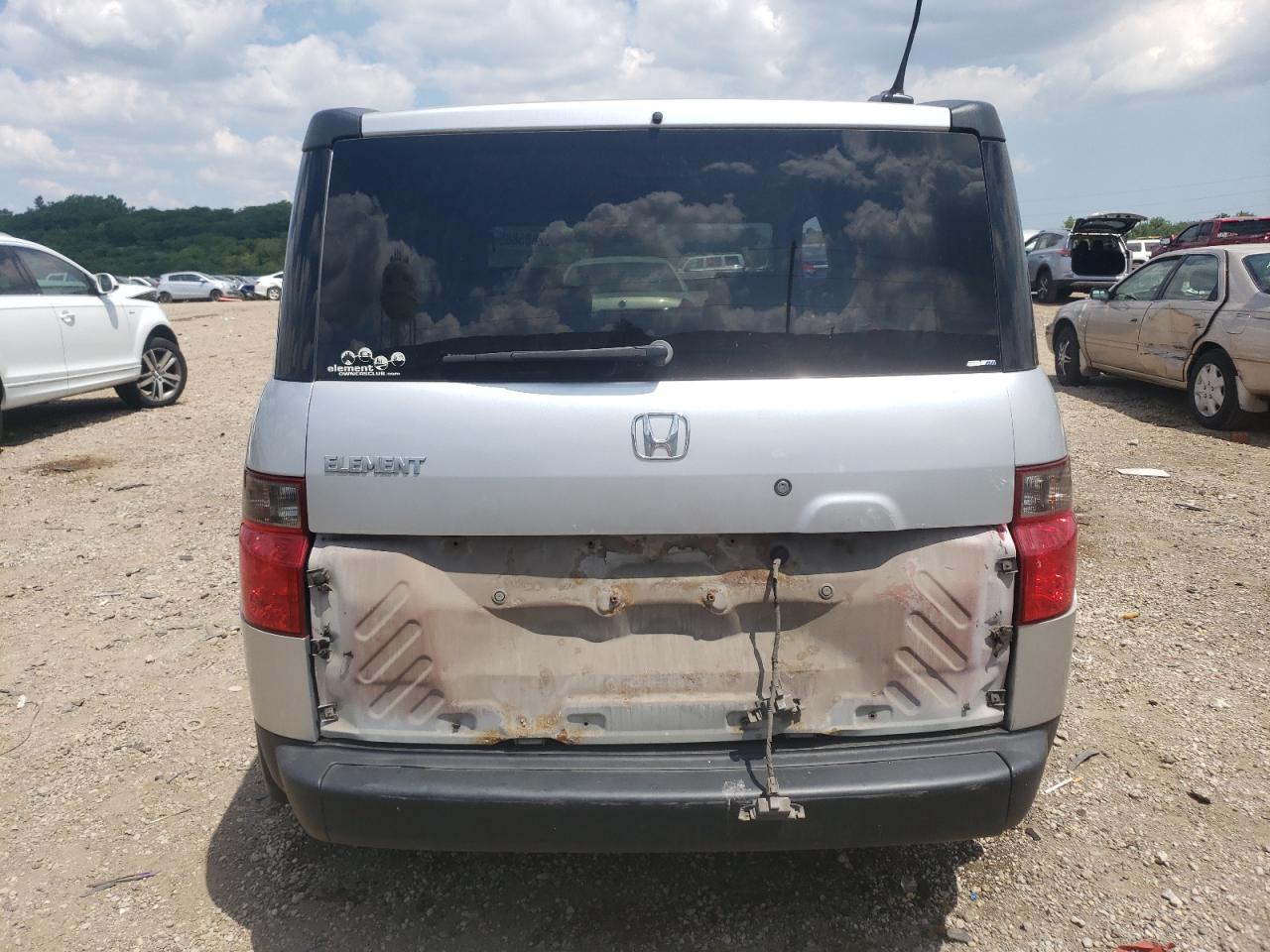 2006 Honda Element Ex Silver vin: 5J6YH18706L004540