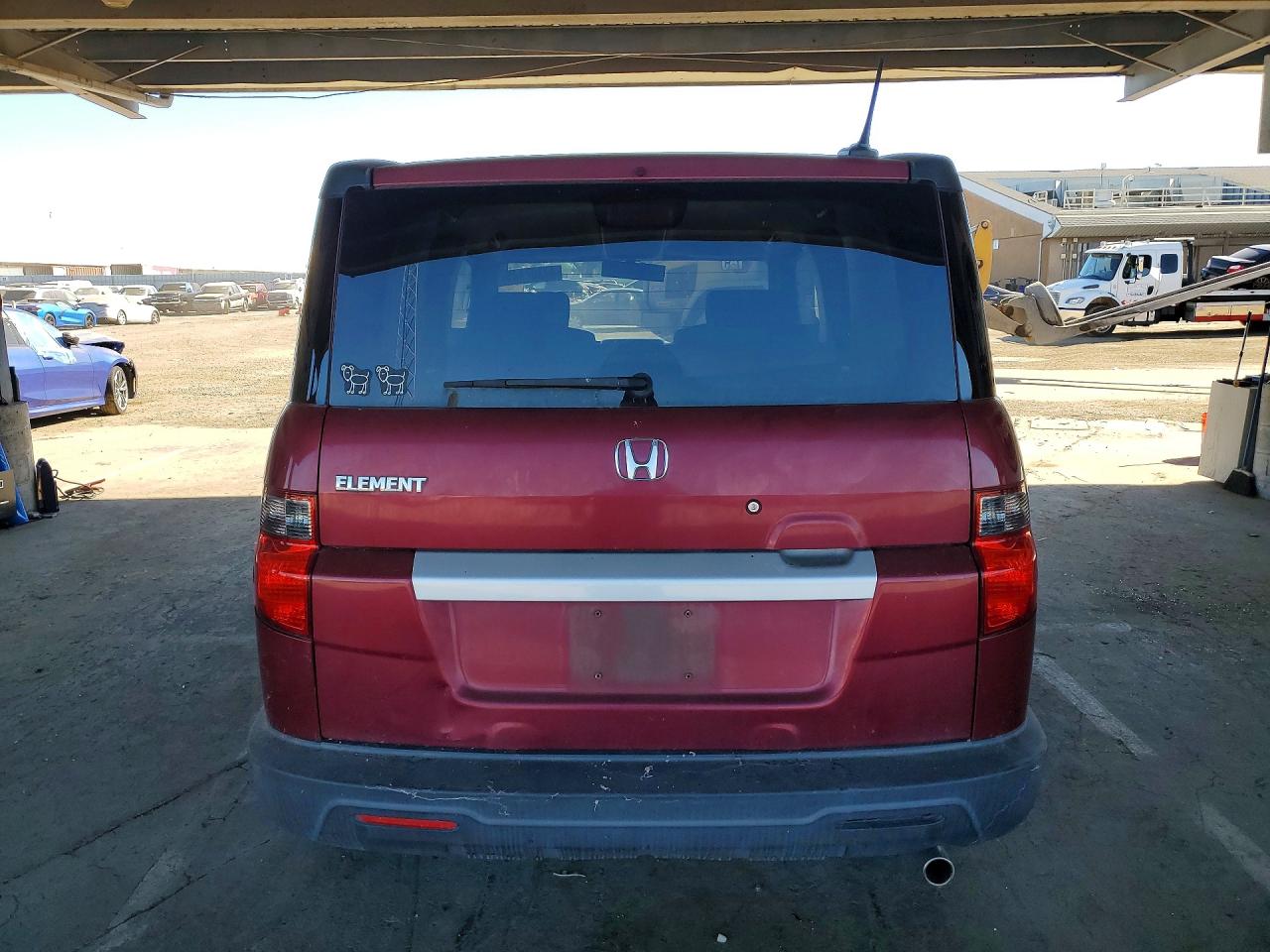2009 Honda Element Ex Burgundy vin: 5J6YH18709L002131