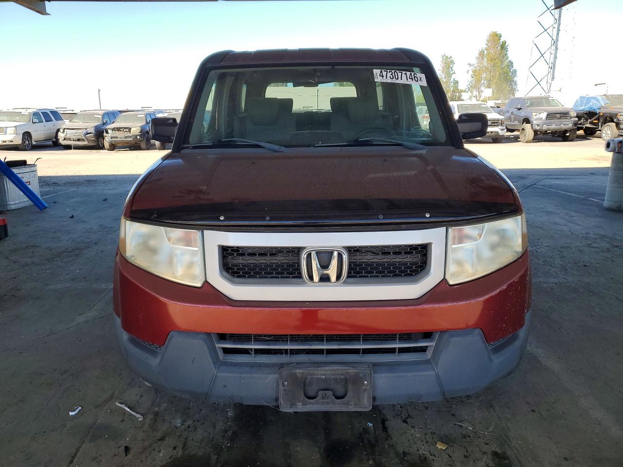 2009 Honda Element Ex Burgundy vin: 5J6YH18709L002131