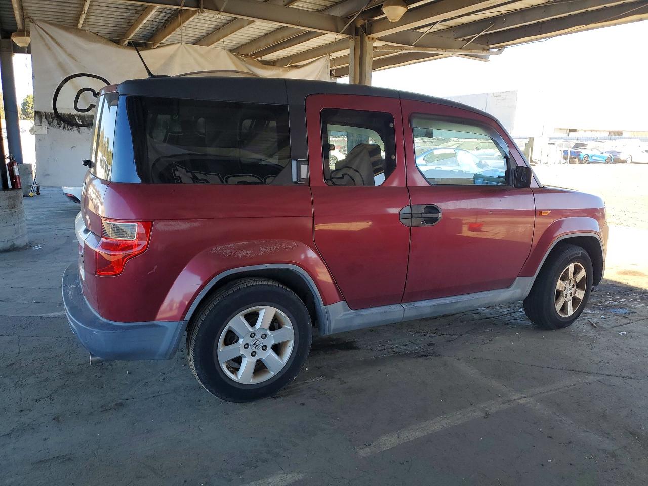 2009 Honda Element Ex Burgundy vin: 5J6YH18709L002131
