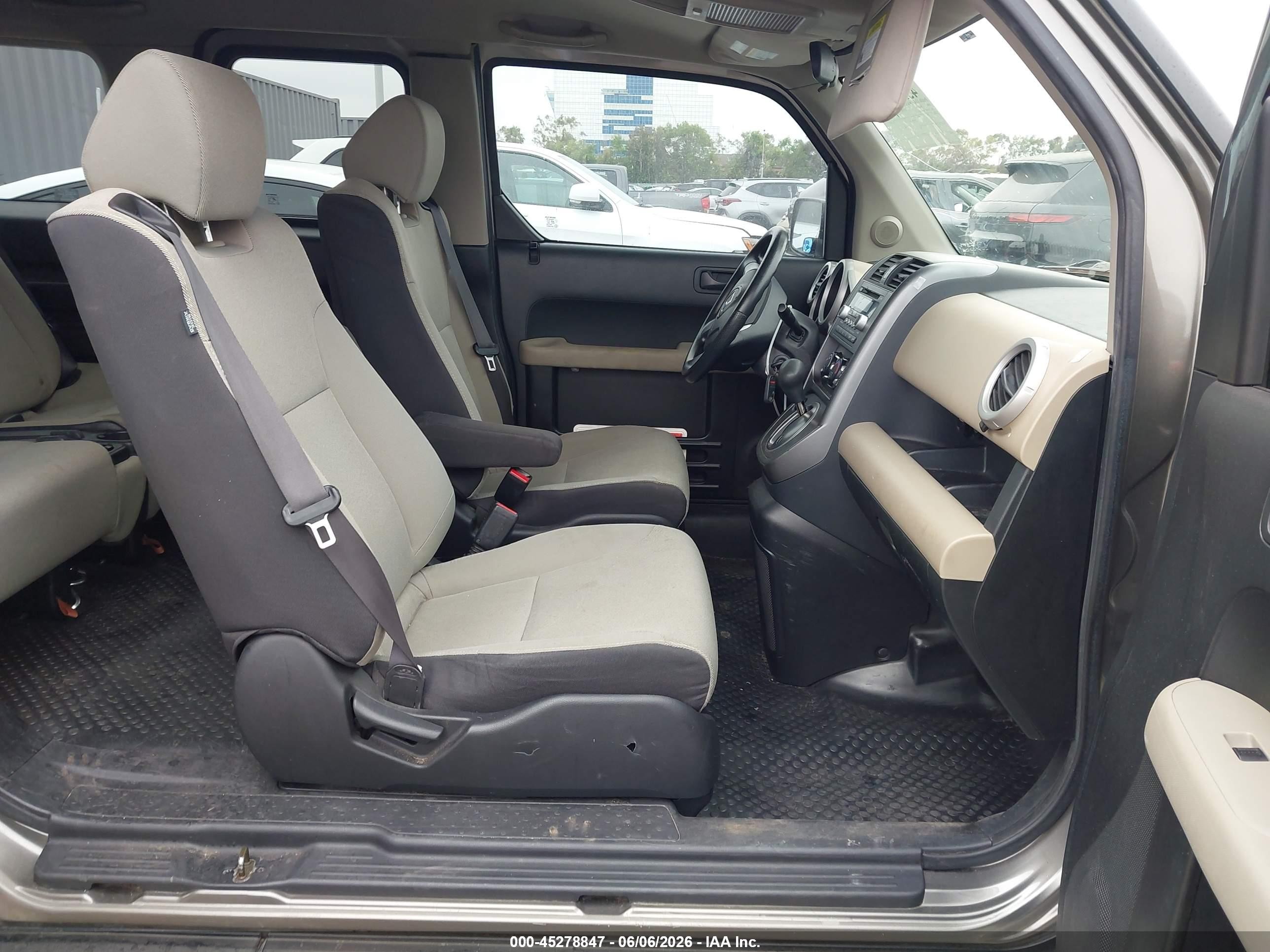2008 Honda Element Ex Gray vin: 5J6YH18718L005263