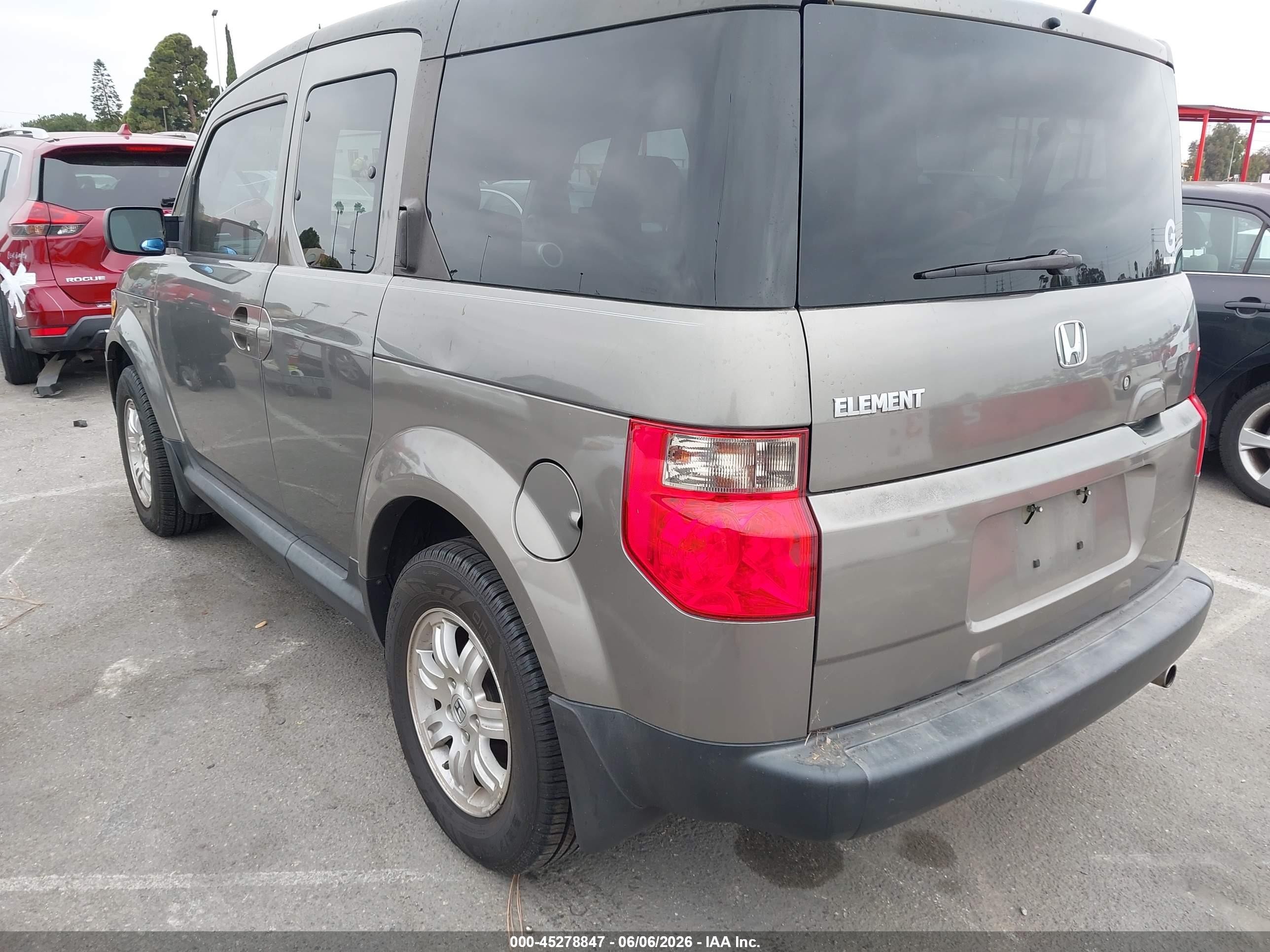2008 Honda Element Ex Gray vin: 5J6YH18718L005263