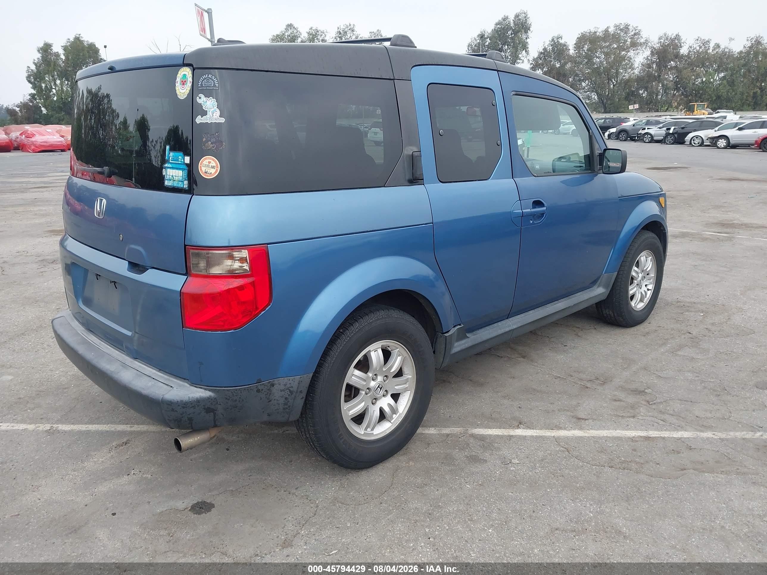 2008 Honda Element Ex Синий vin: 5J6YH18718L008423
