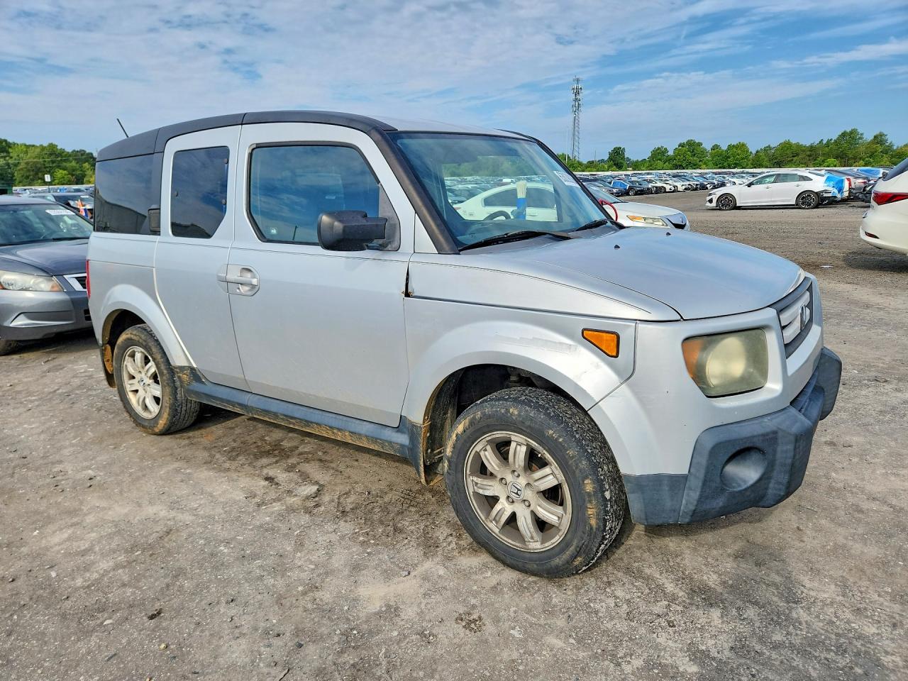 2007 Honda Element Ex Серебряный vin: 5J6YH18727L009174