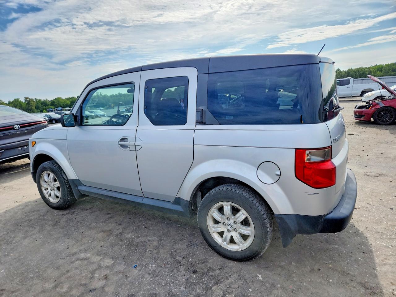 2007 Honda Element Ex Серебряный vin: 5J6YH18727L009174
