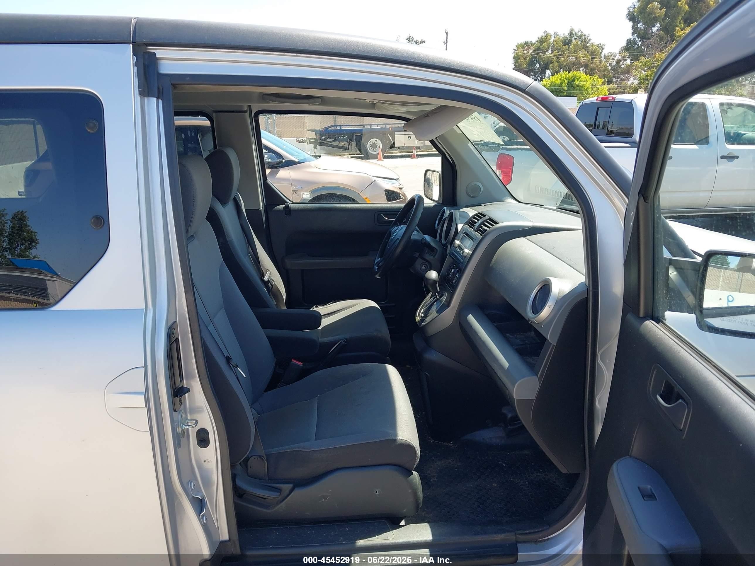 2007 Honda Element Ex Silver vin: 5J6YH18727L015976