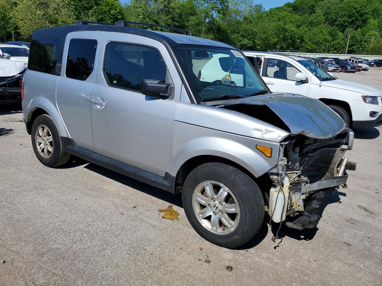 2008 Honda Element Ex Silver vin: 5J6YH18738L009184