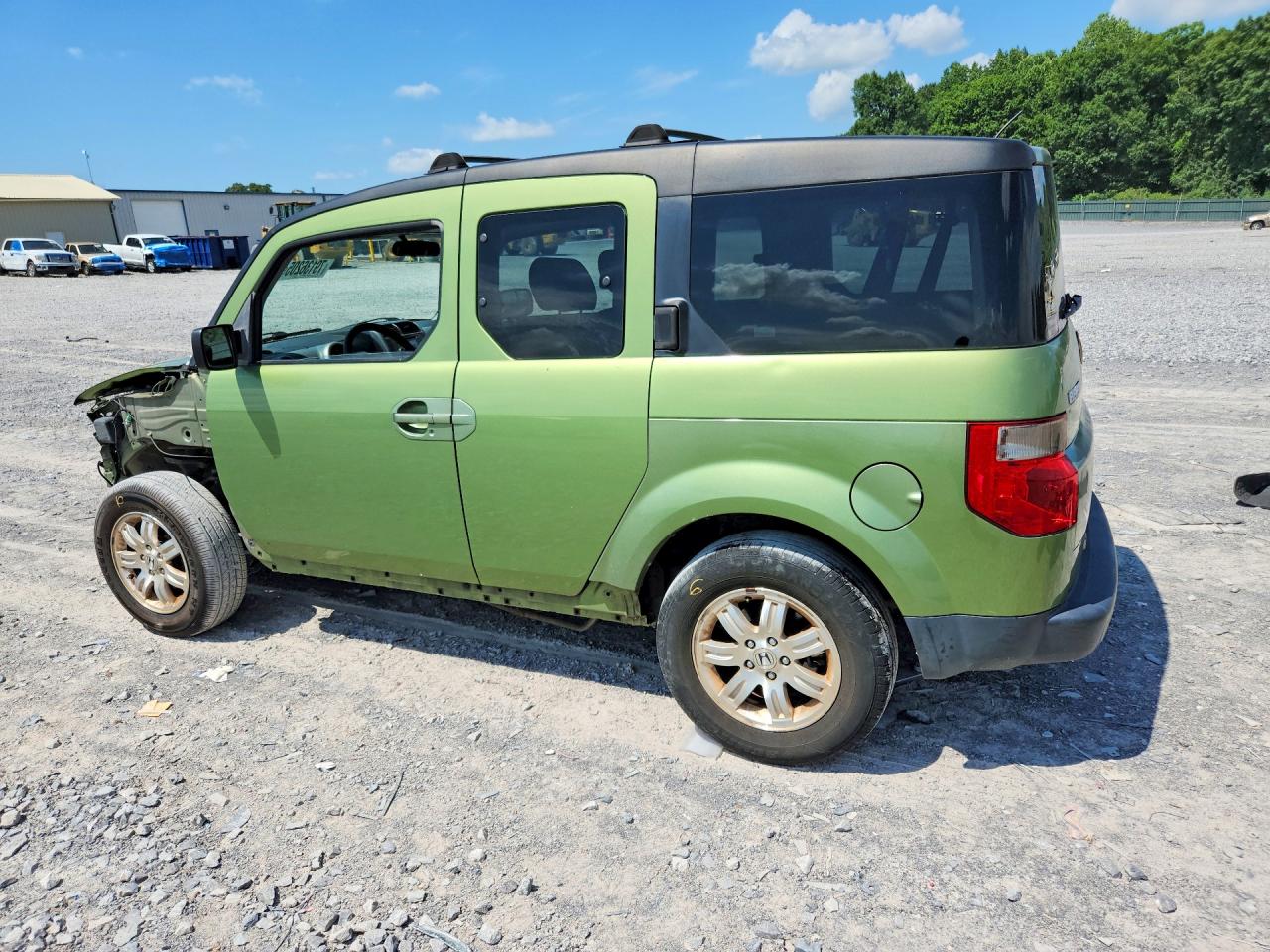 2006 Hond Element Green vin: 5J6YH18746L014133