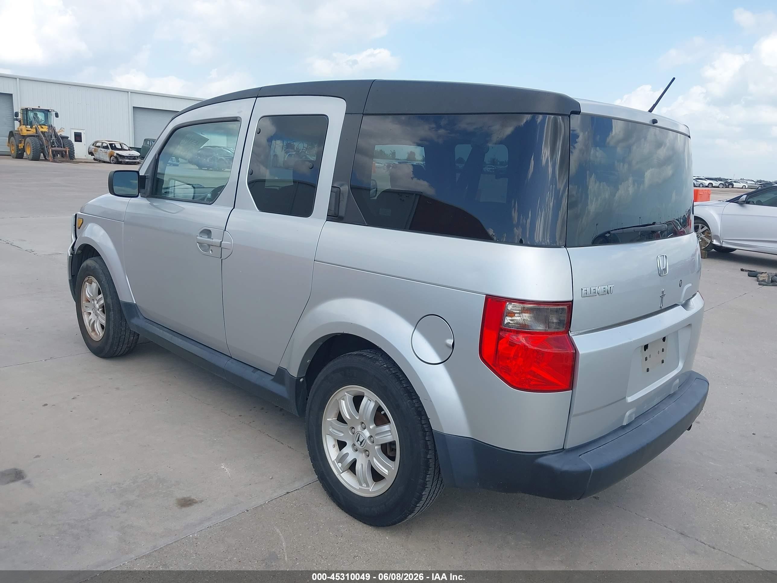 2007 Honda Element Ex Silver vin: 5J6YH18747L016367