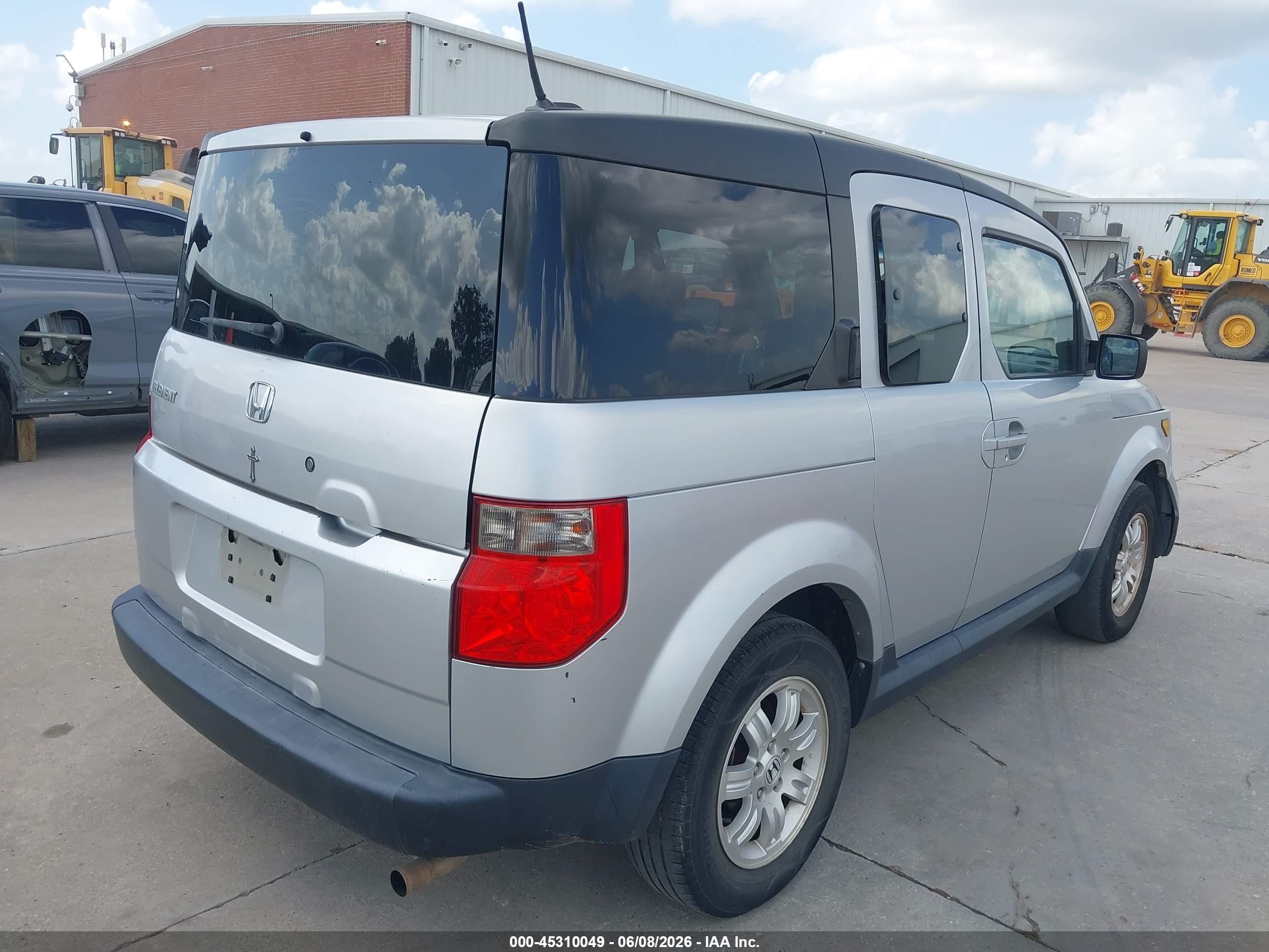 2007 Honda Element Ex Silver vin: 5J6YH18747L016367