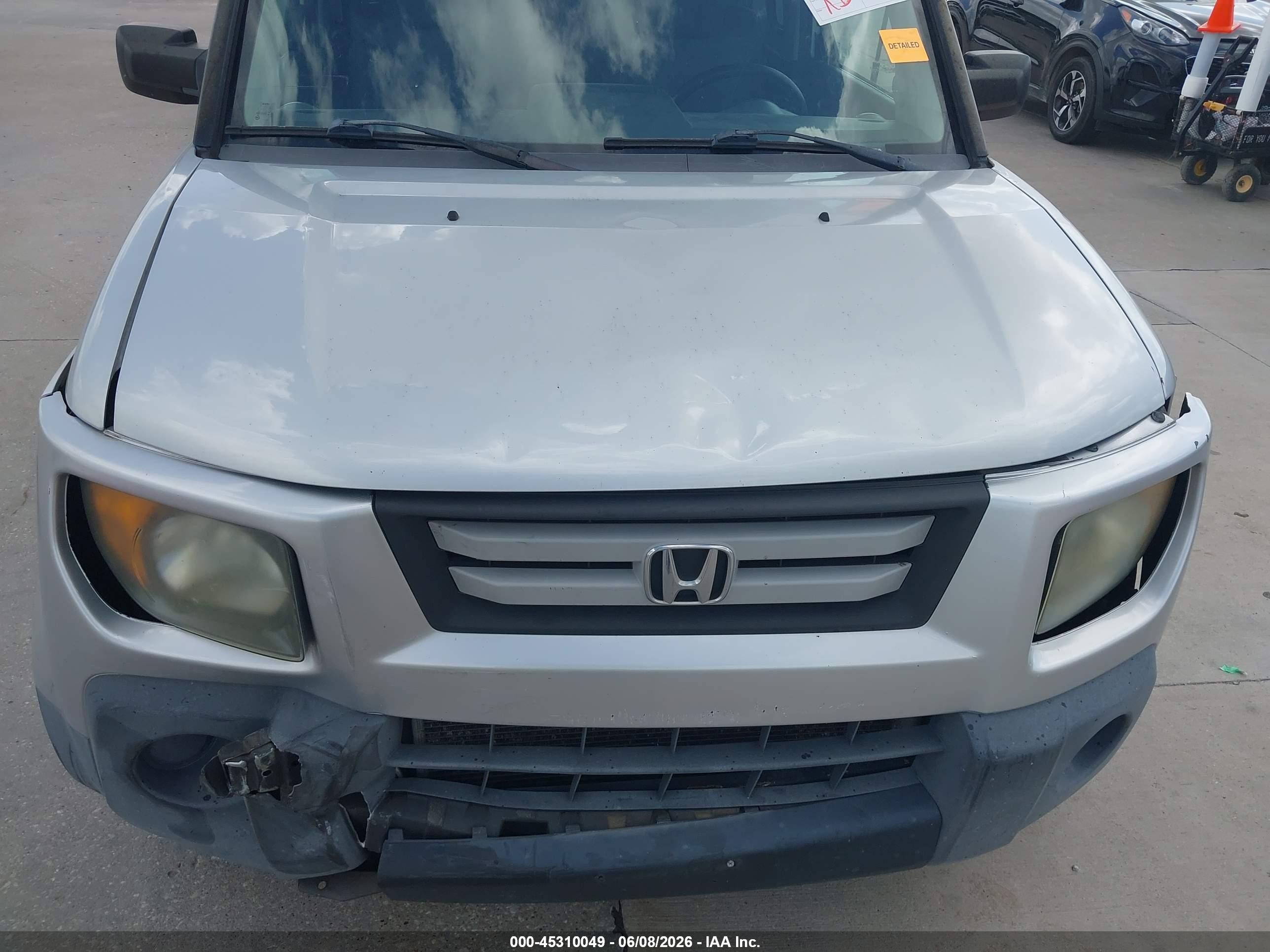 2007 Honda Element Ex Silver vin: 5J6YH18747L016367