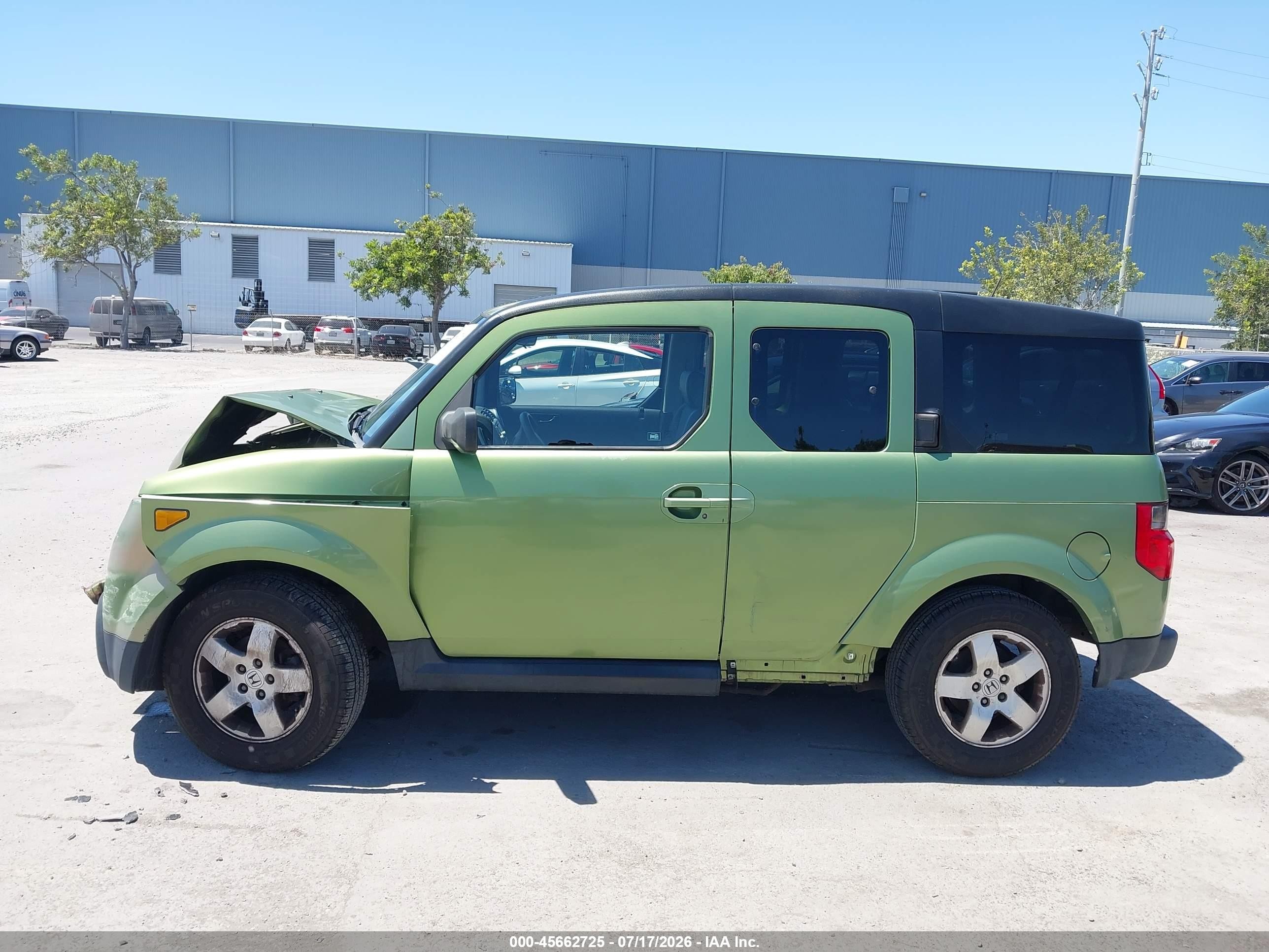 2006 Honda Element Ex-p Green vin: 5J6YH18756L013556