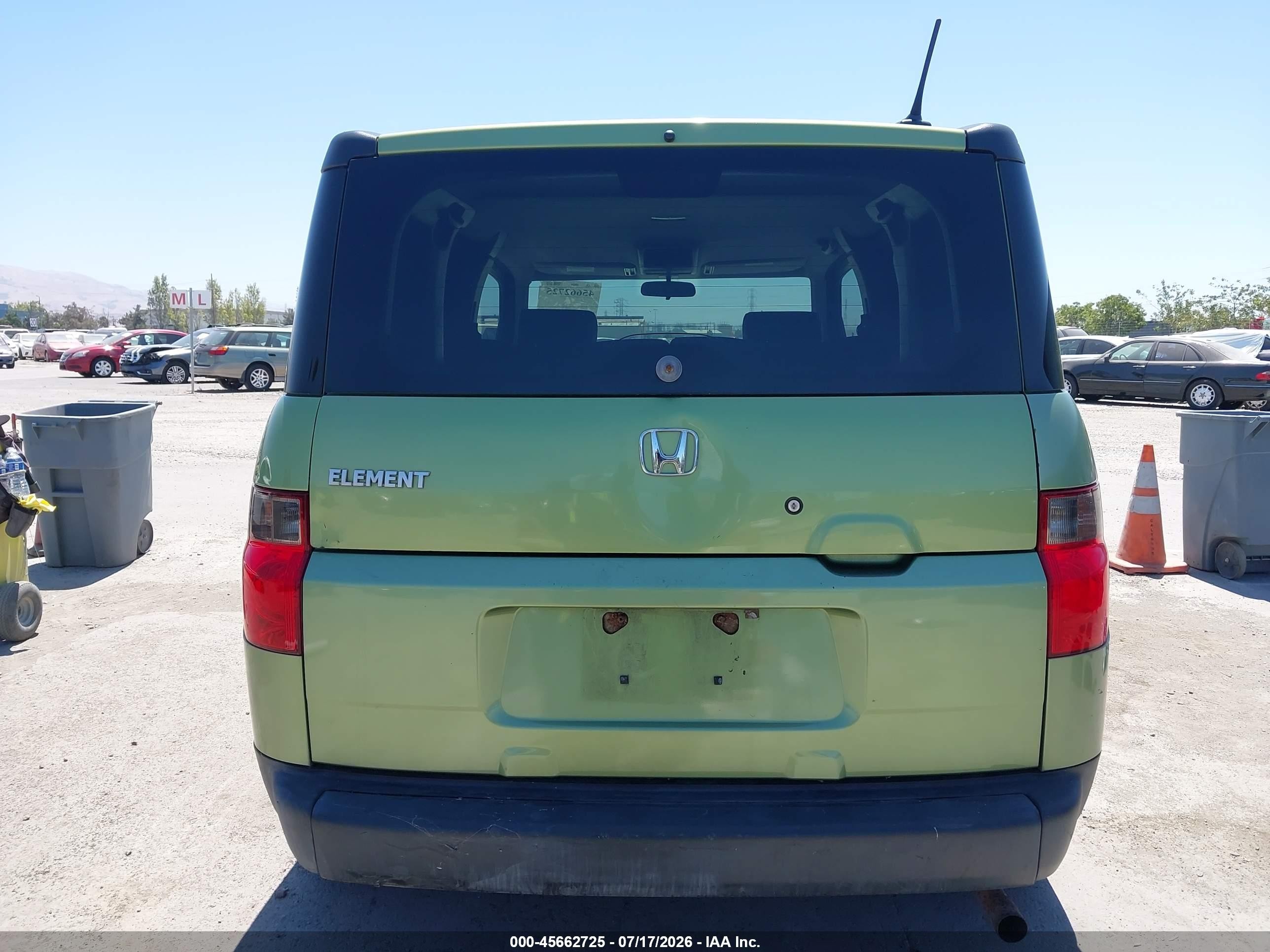 2006 Honda Element Ex-p Green vin: 5J6YH18756L013556