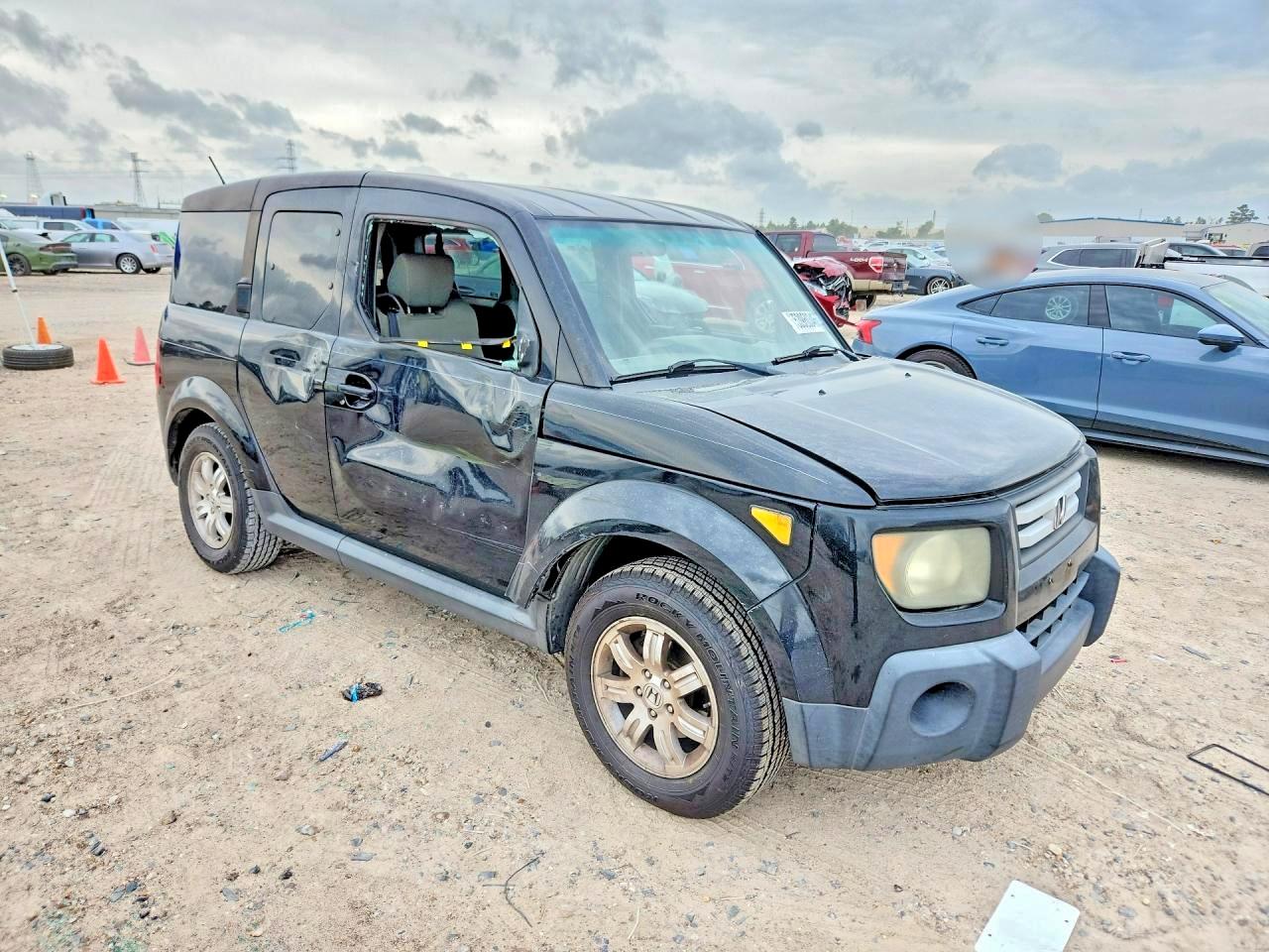 2008 Honda Element Ex Black vin: 5J6YH18758L004360