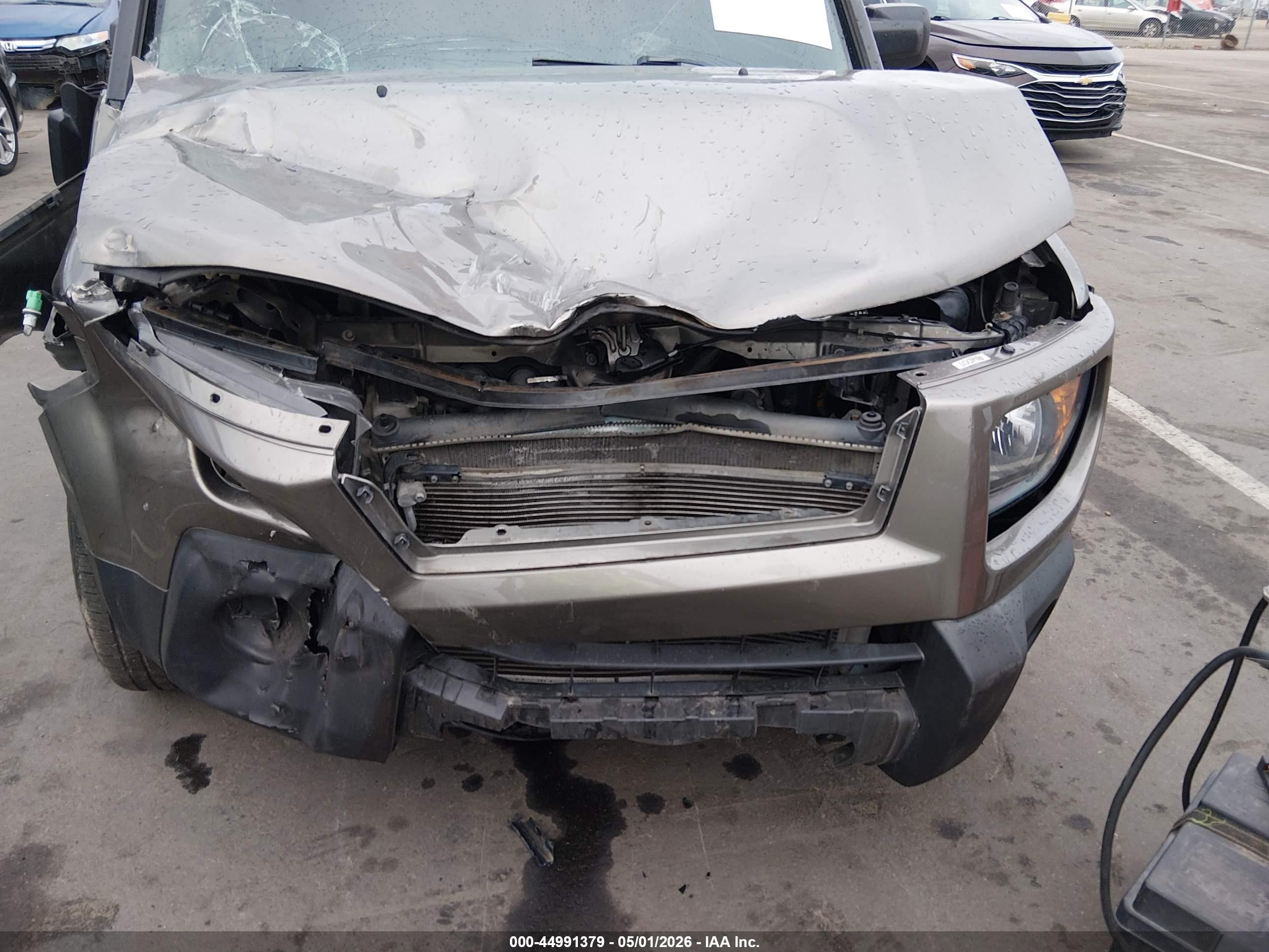 2008 Honda Element Ex Gray vin: 5J6YH18758L015536