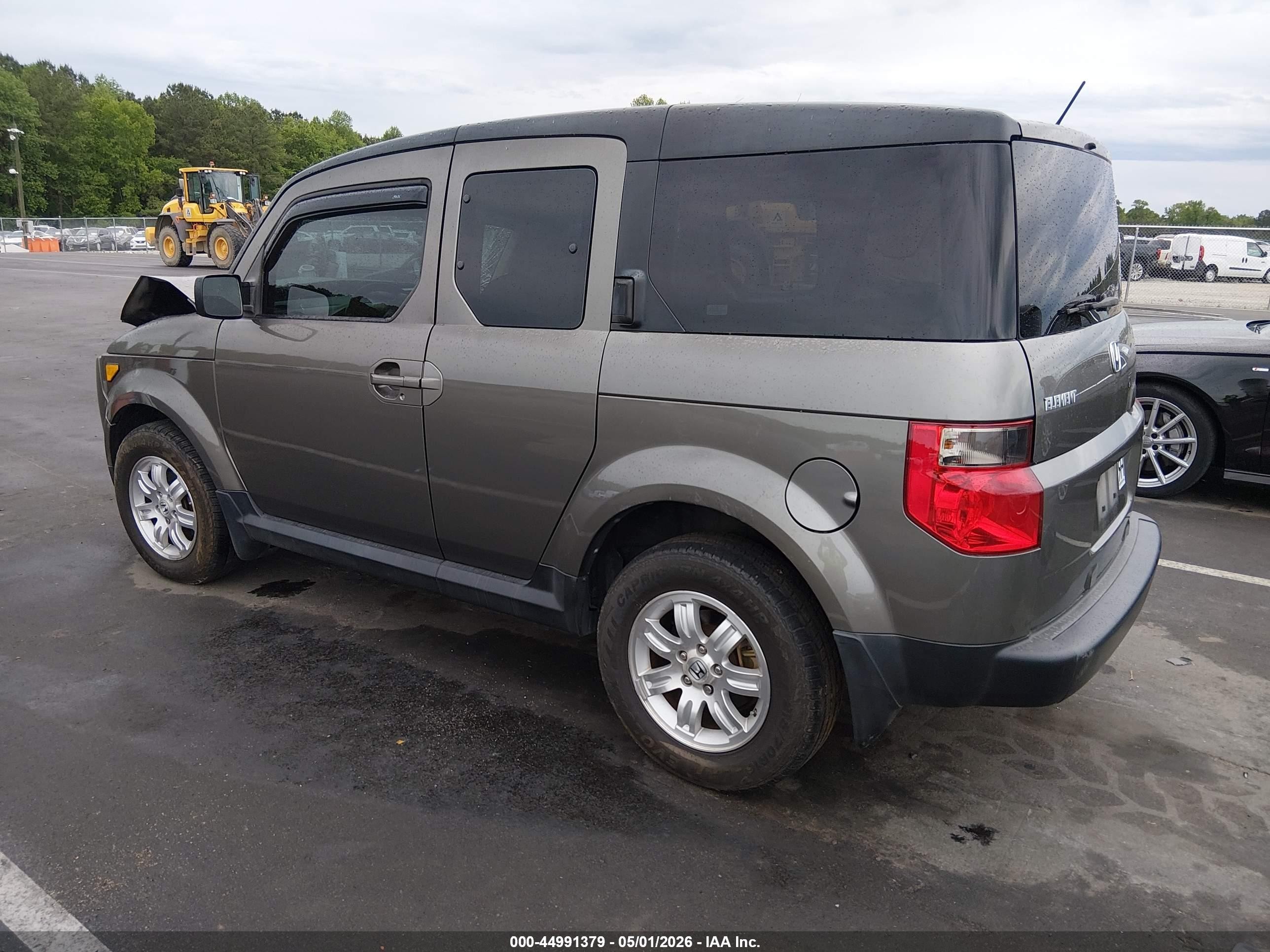 2008 Honda Element Ex Gray vin: 5J6YH18758L015536